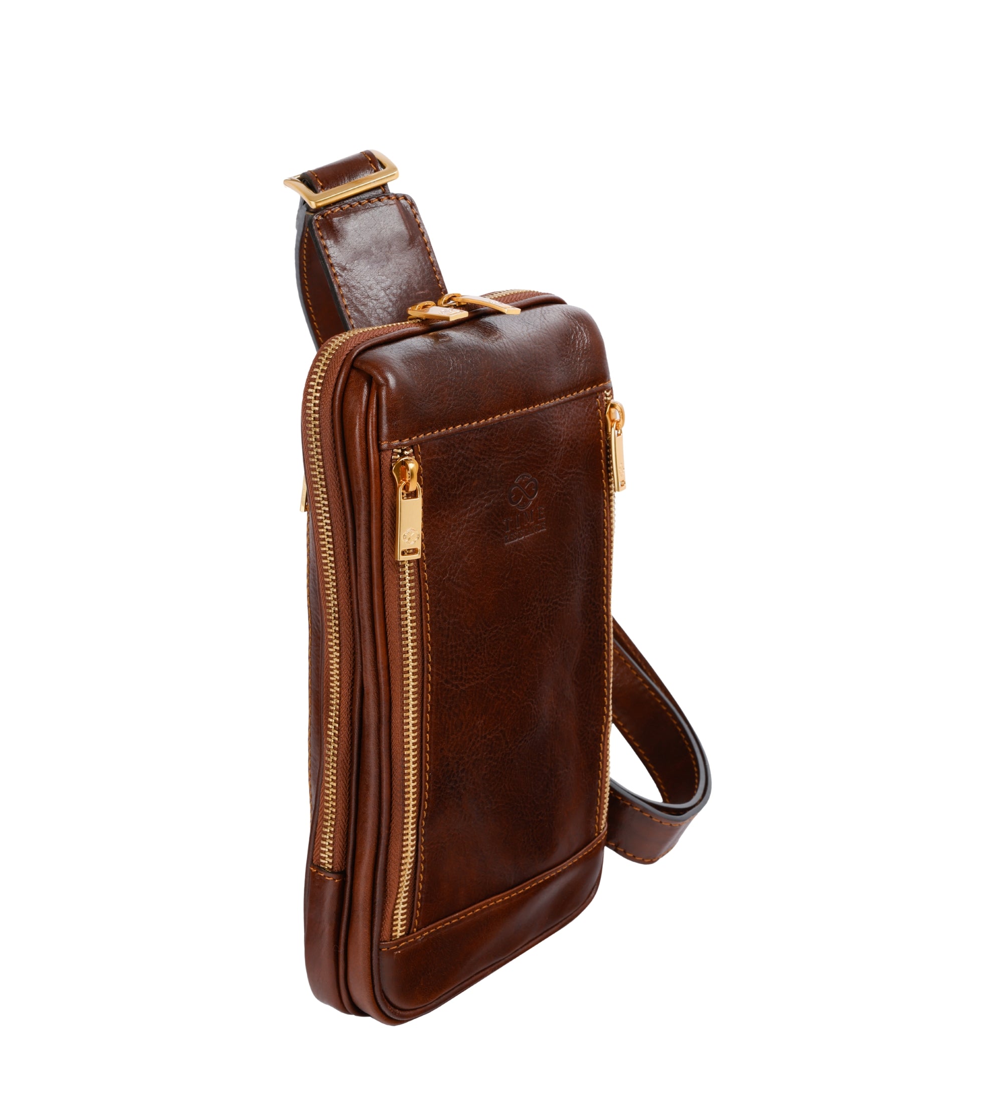 Leren sling bag borsttas - Kim
