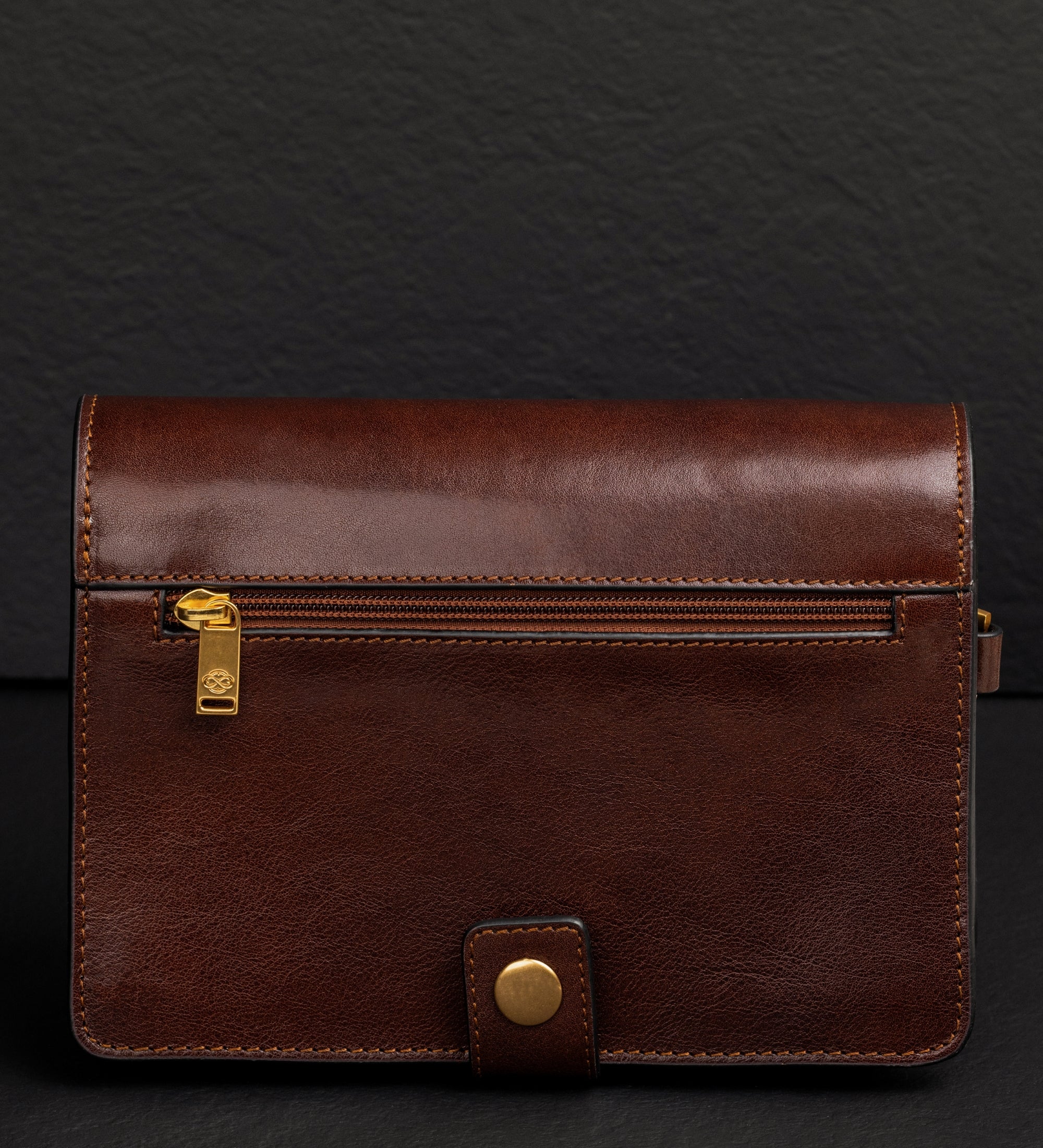 Leren clutch compacte handtas - The Maltese Falcon
