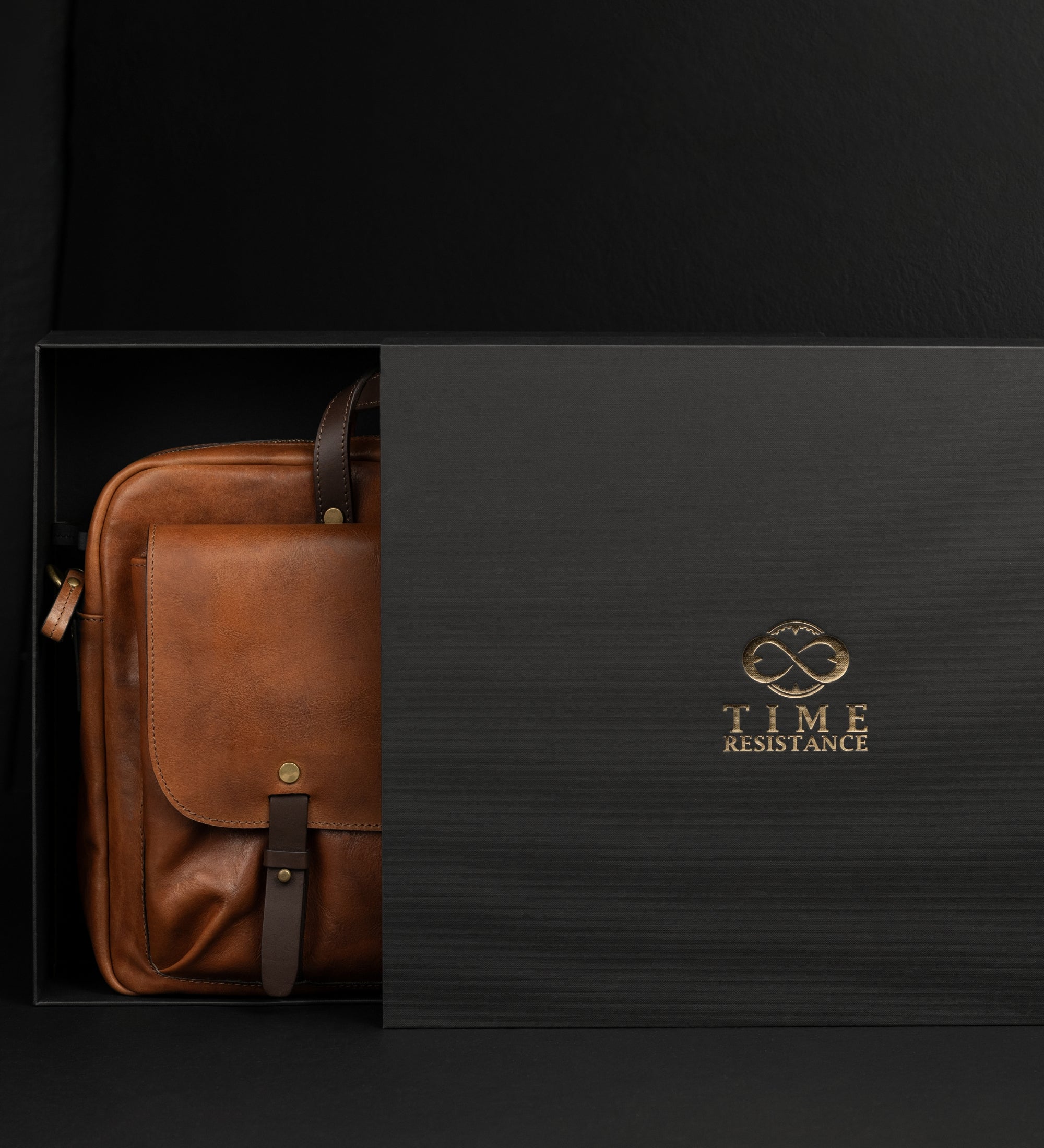 Leren aktetas laptoptas - Lanark