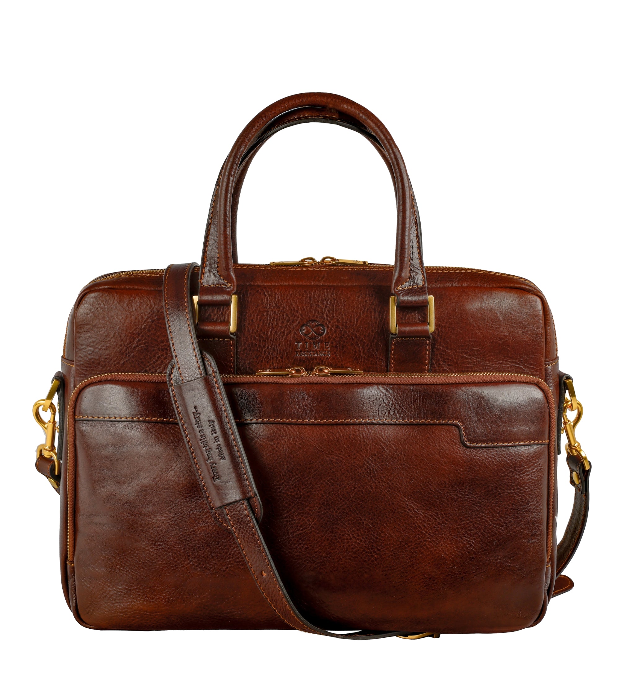 Leren aktetas laptoptas voor dames - Orlando