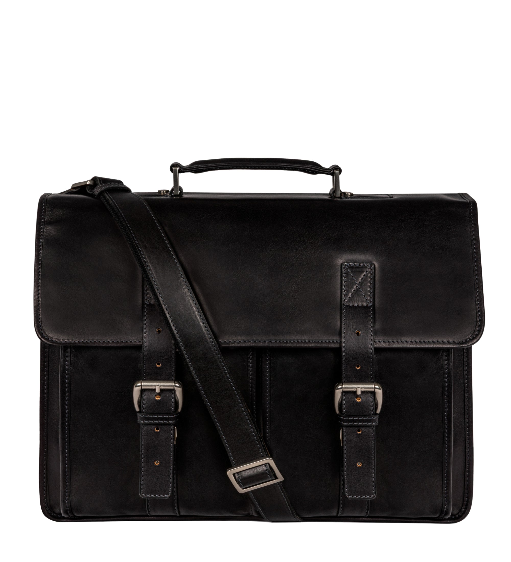 Leren aktetas satchel tas - The Time Machine