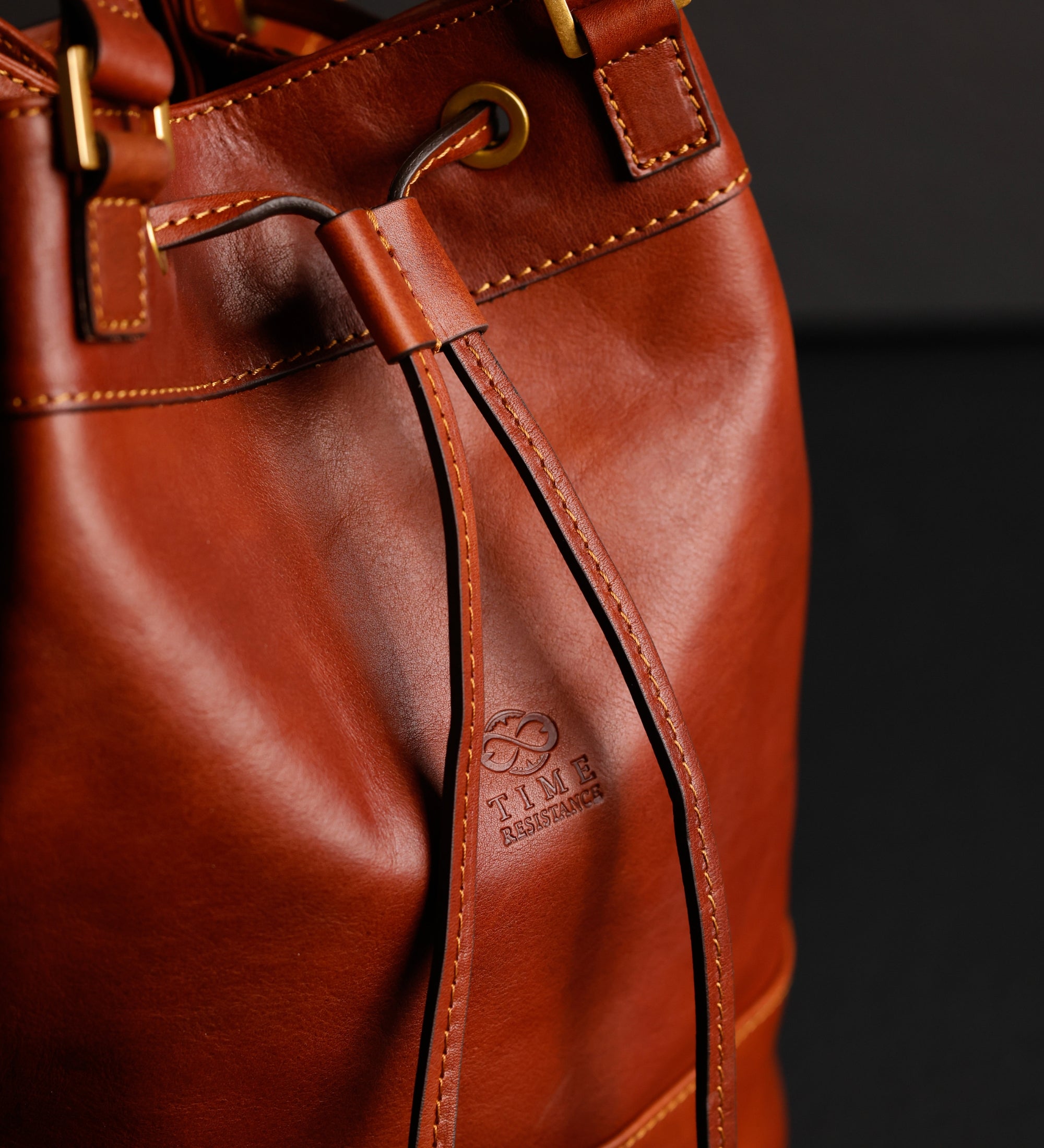 Leren buideltas voor dames - Light In August