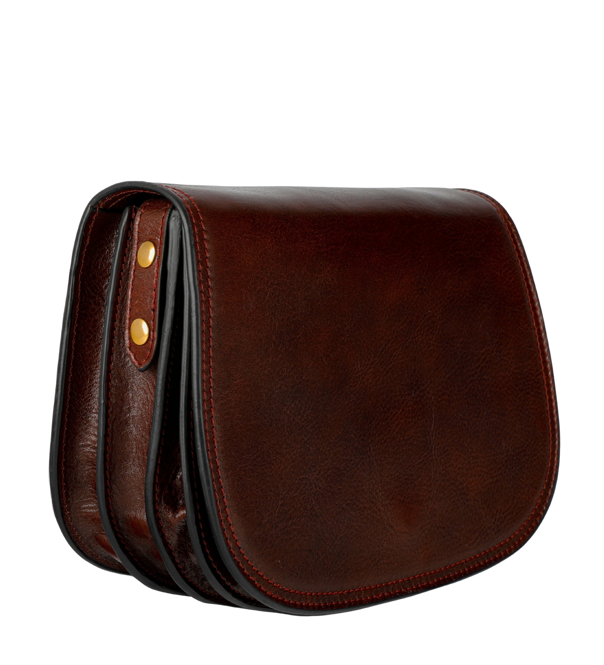 Leren zadeltas crossbodytas voor dames - Moonfleet