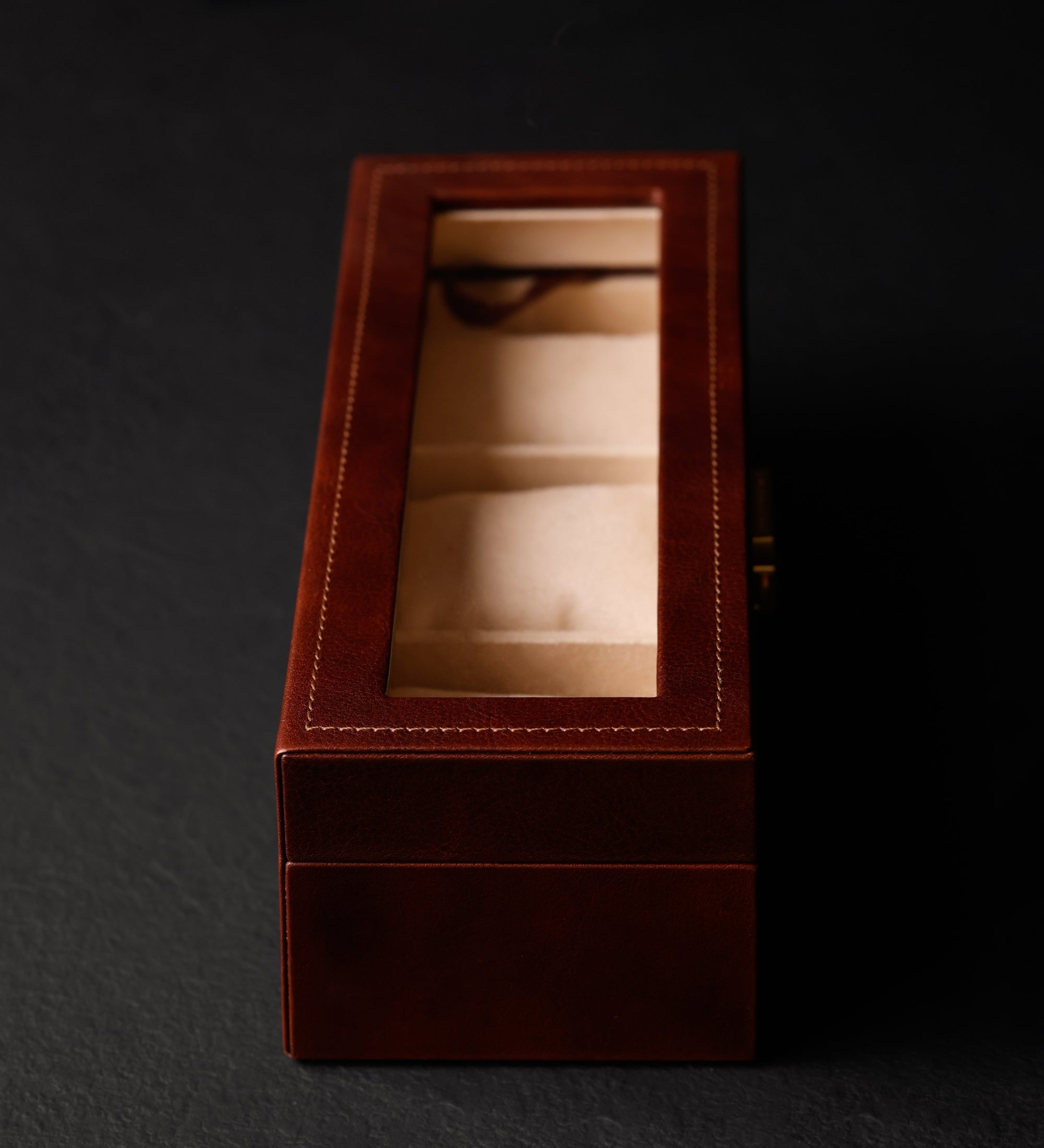 Leren horlogekistje, horloge opbergdoos voor dames - Silence