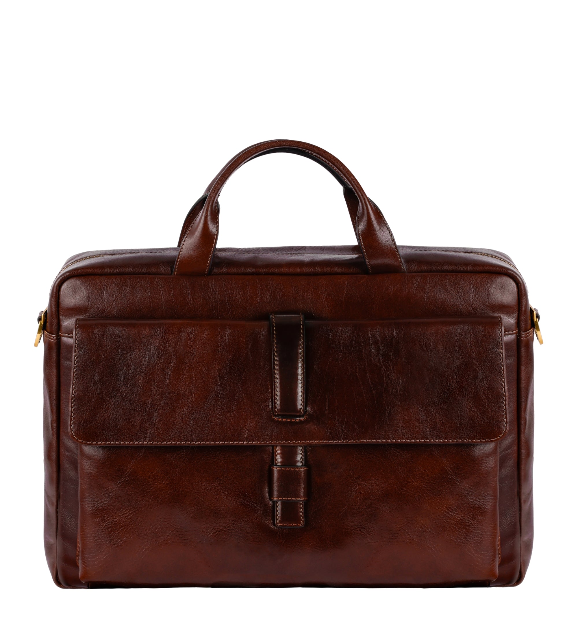 Grote leren aktetas laptoptas voor dames - The Chateau