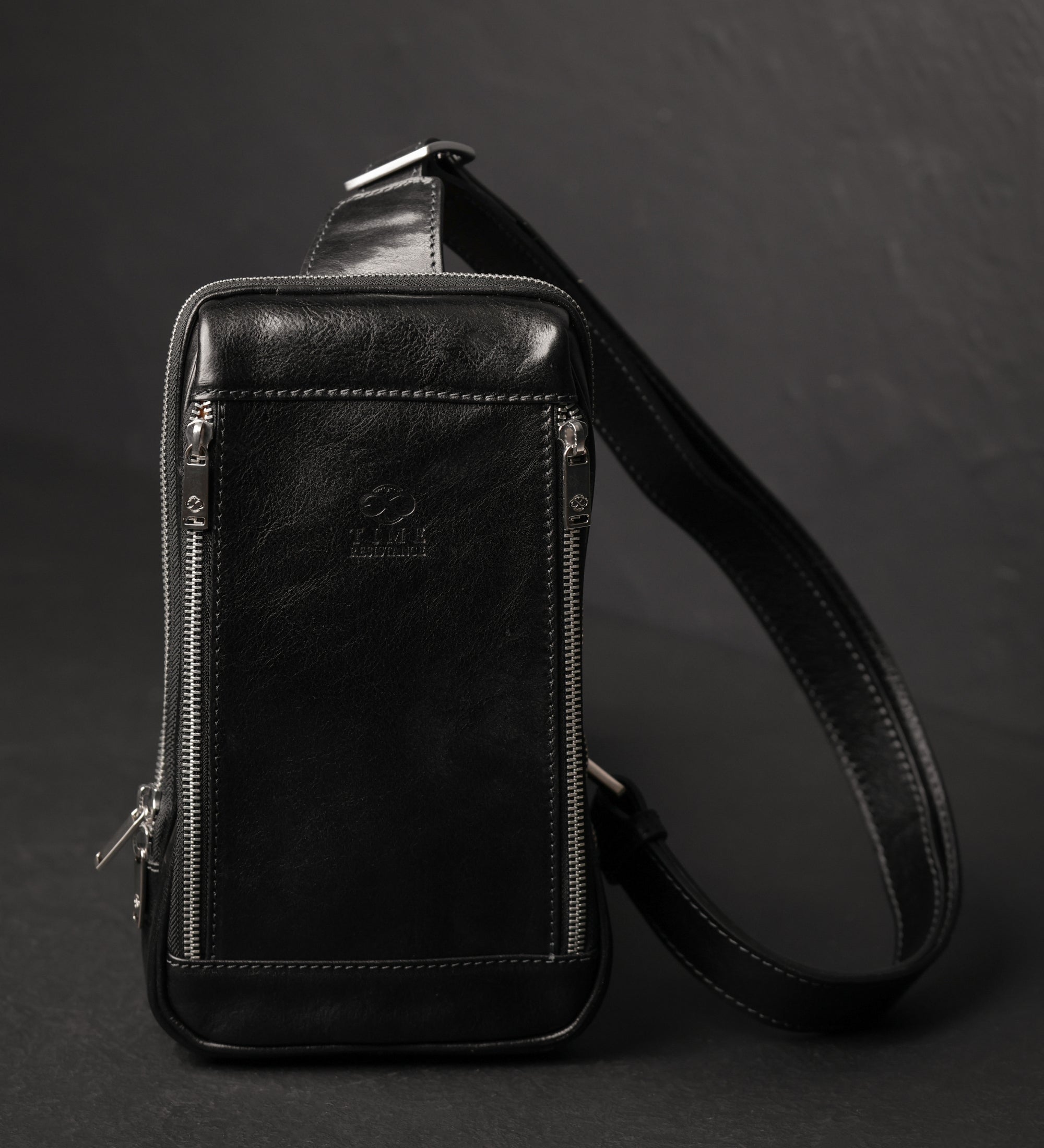 Leren sling bag borsttas - Kim