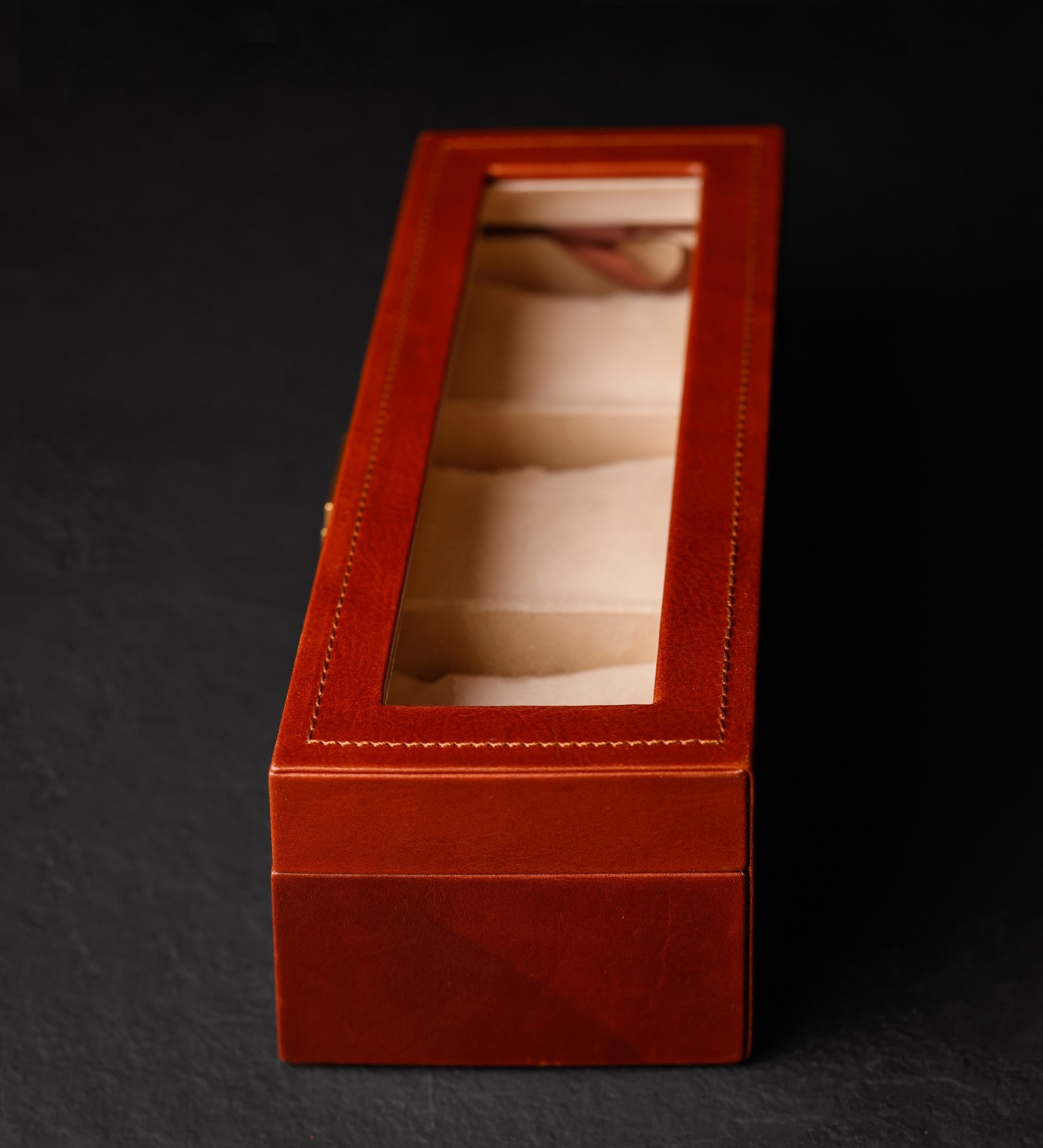 Leren horlogekistje, horloge opbergdoos voor dames - Silence