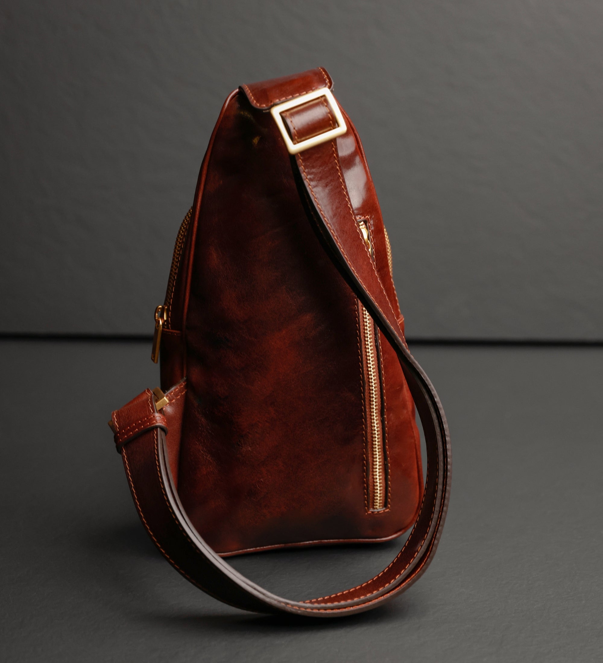 Leren sling bag - Catch-22