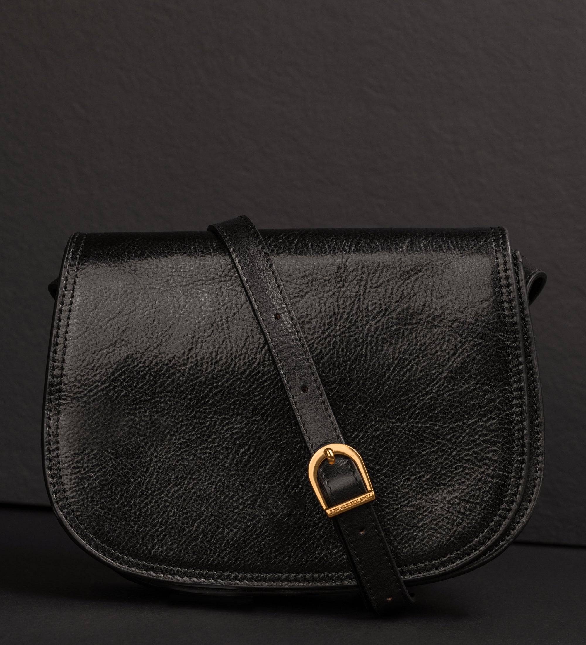 Leren zadeltas crossbodytas voor dames - Moonfleet