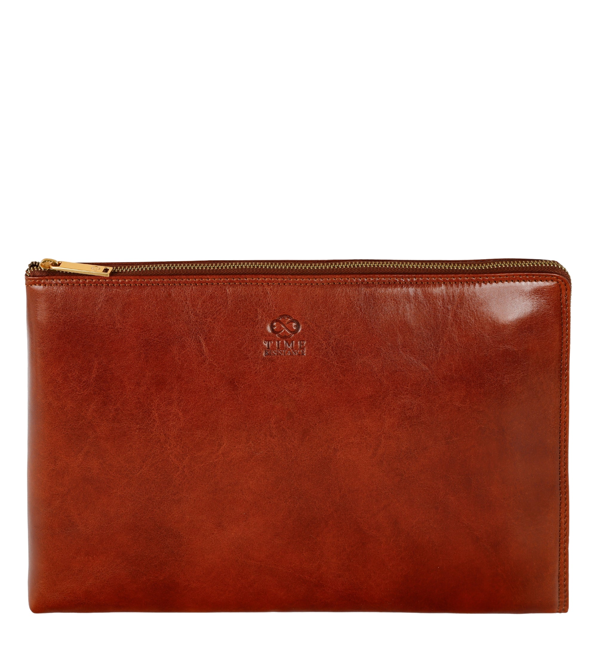 Grote leren clutch compacte handtas voor heren - The Brothers Karamazov