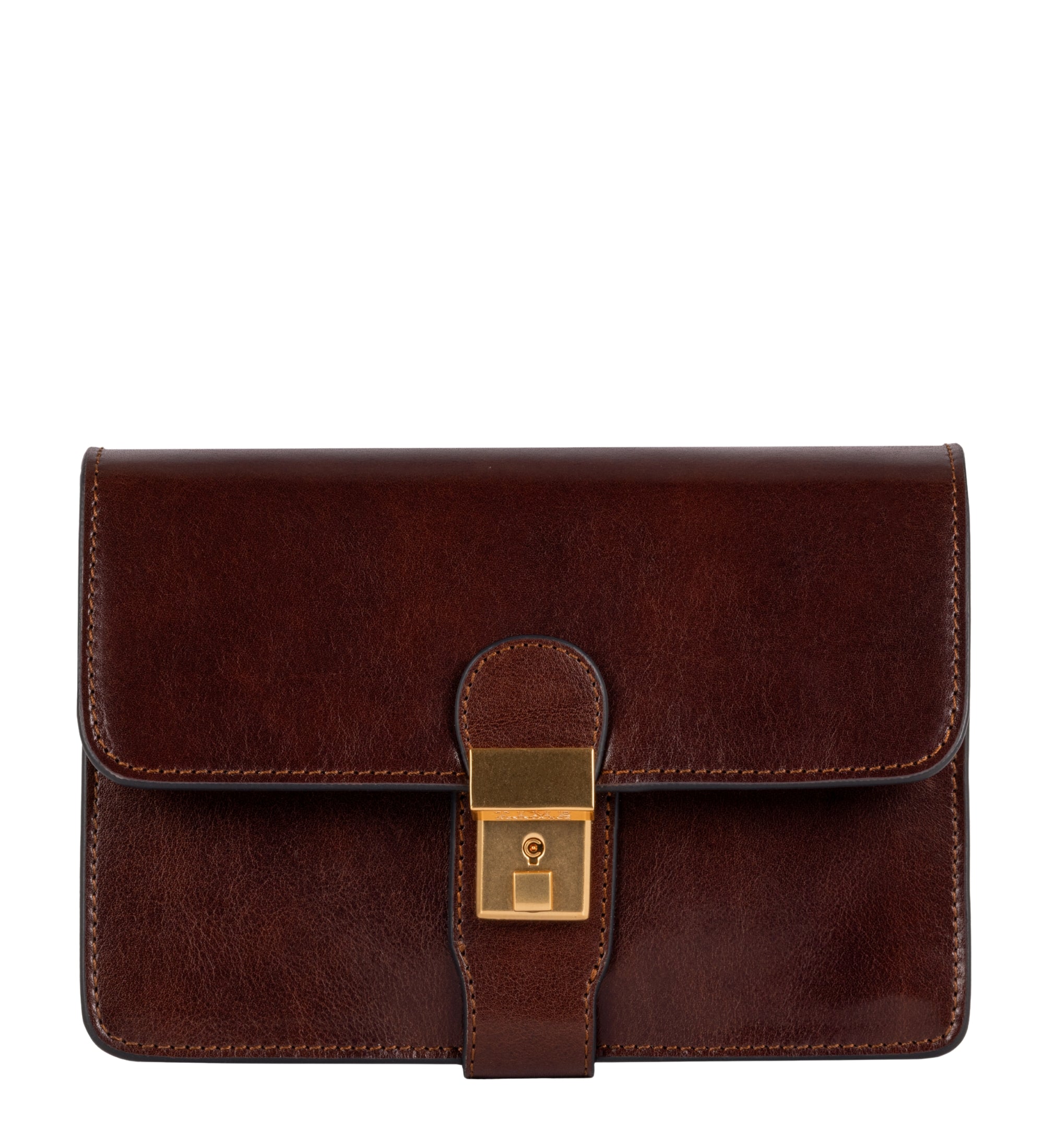 Leren clutch compacte handtas - The Maltese Falcon