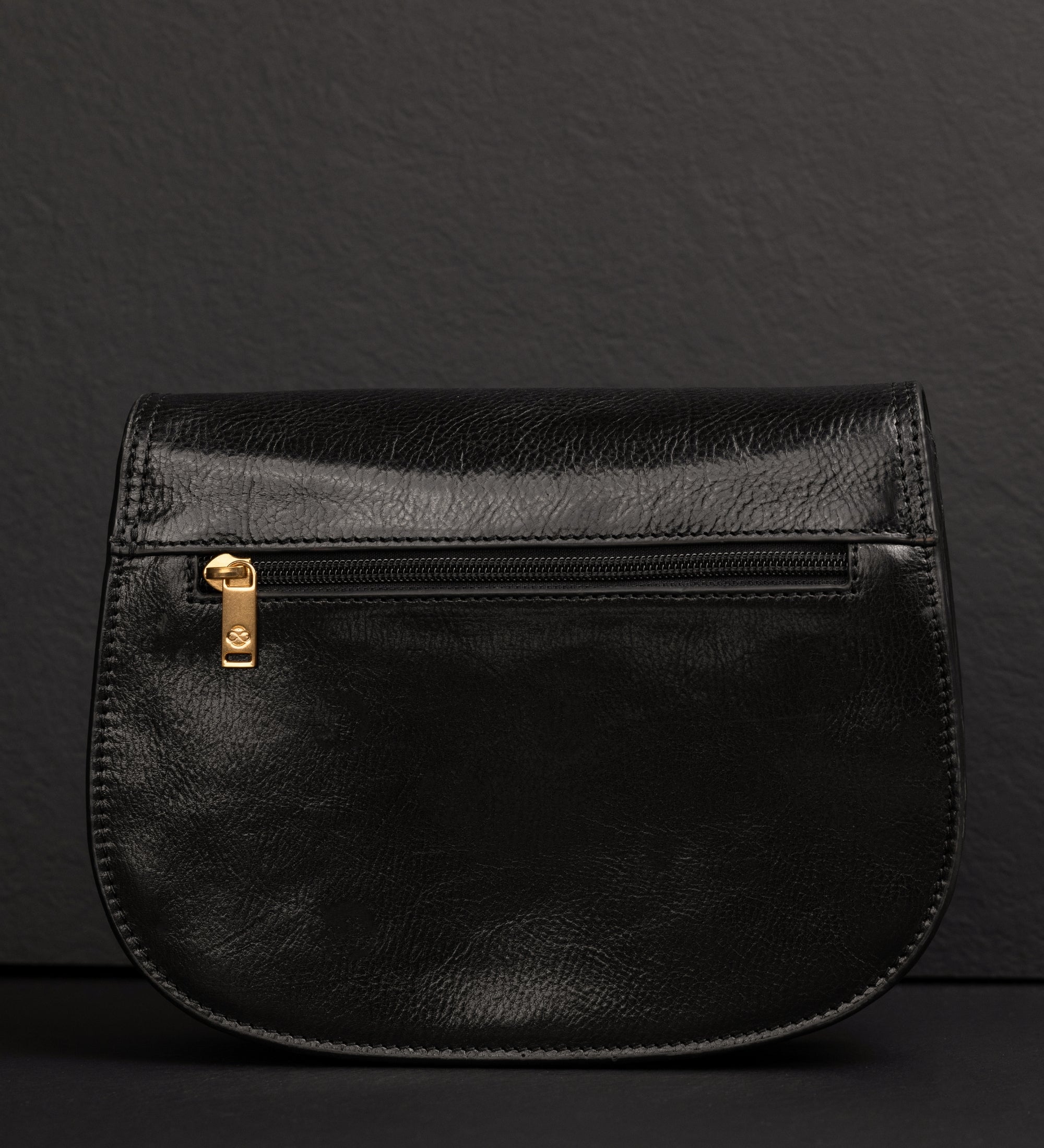 Leren zadeltas crossbodytas voor dames - Moonfleet