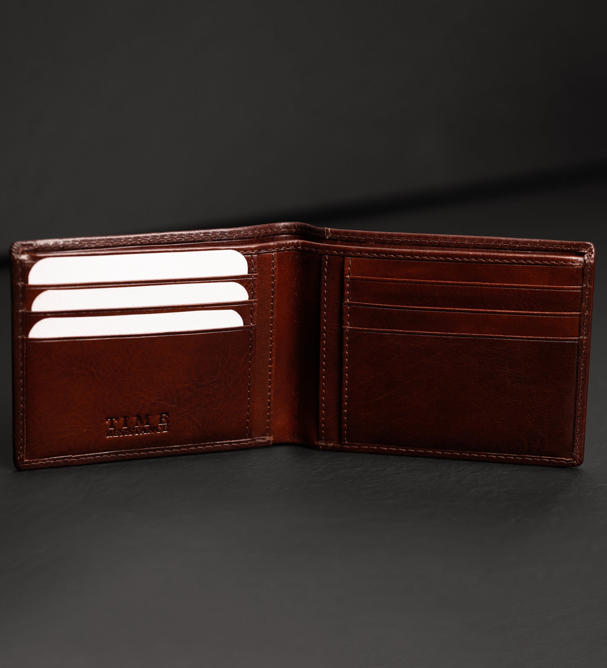 Leren bifold portemonnee - The Getaway