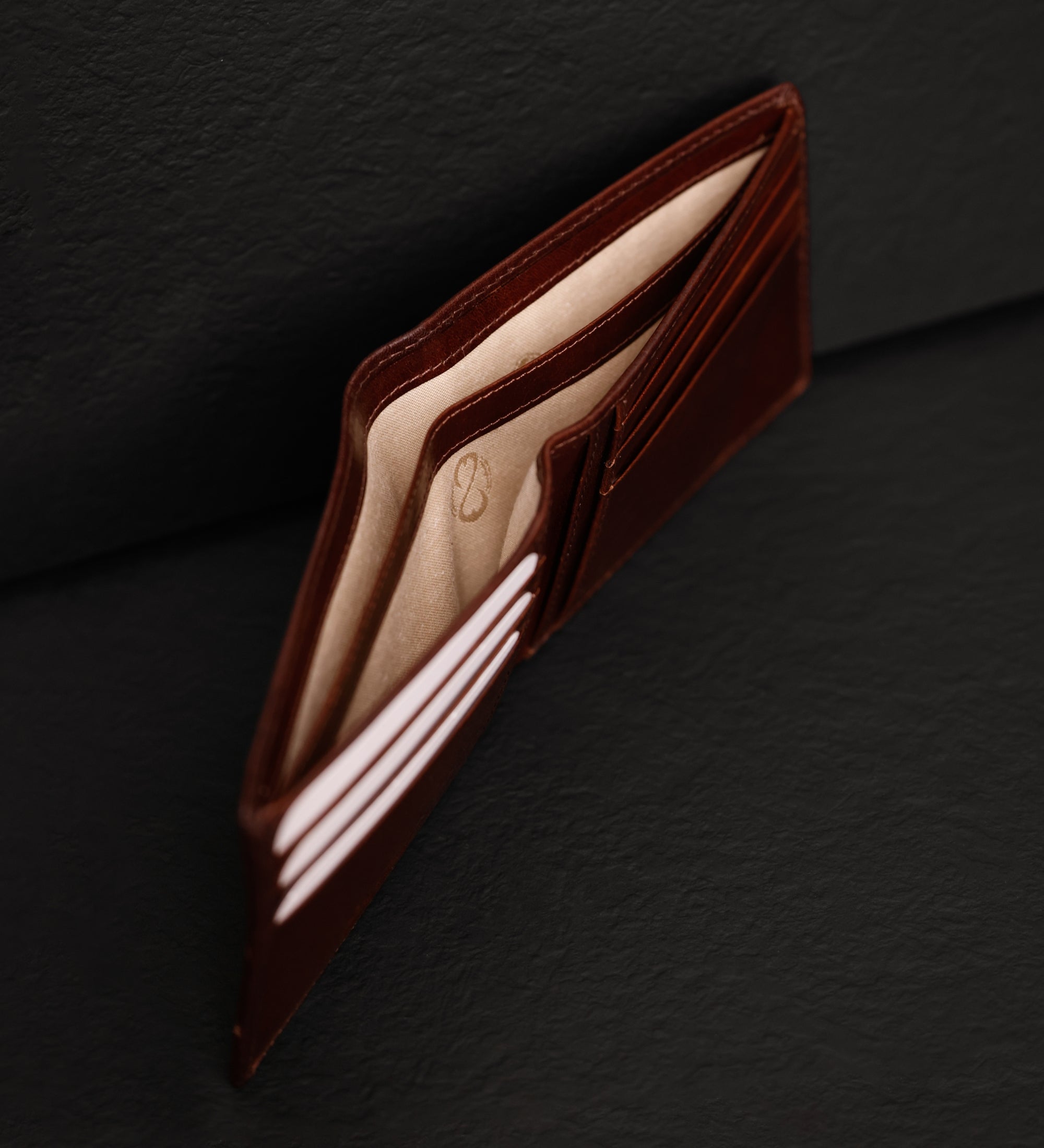Leren bifold portemonnee - The Getaway