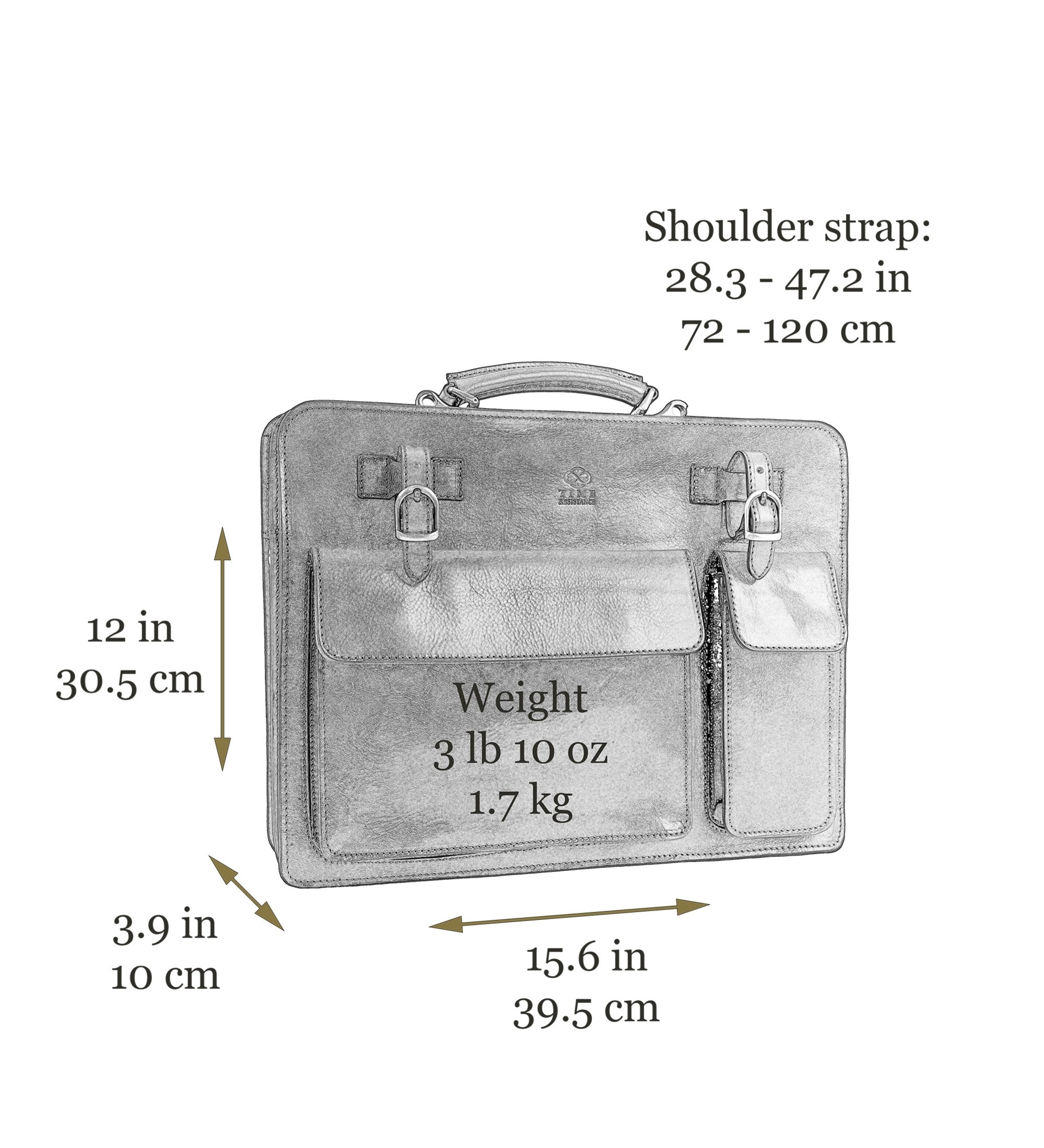 Leren satchel tas aktetas - The Prophet