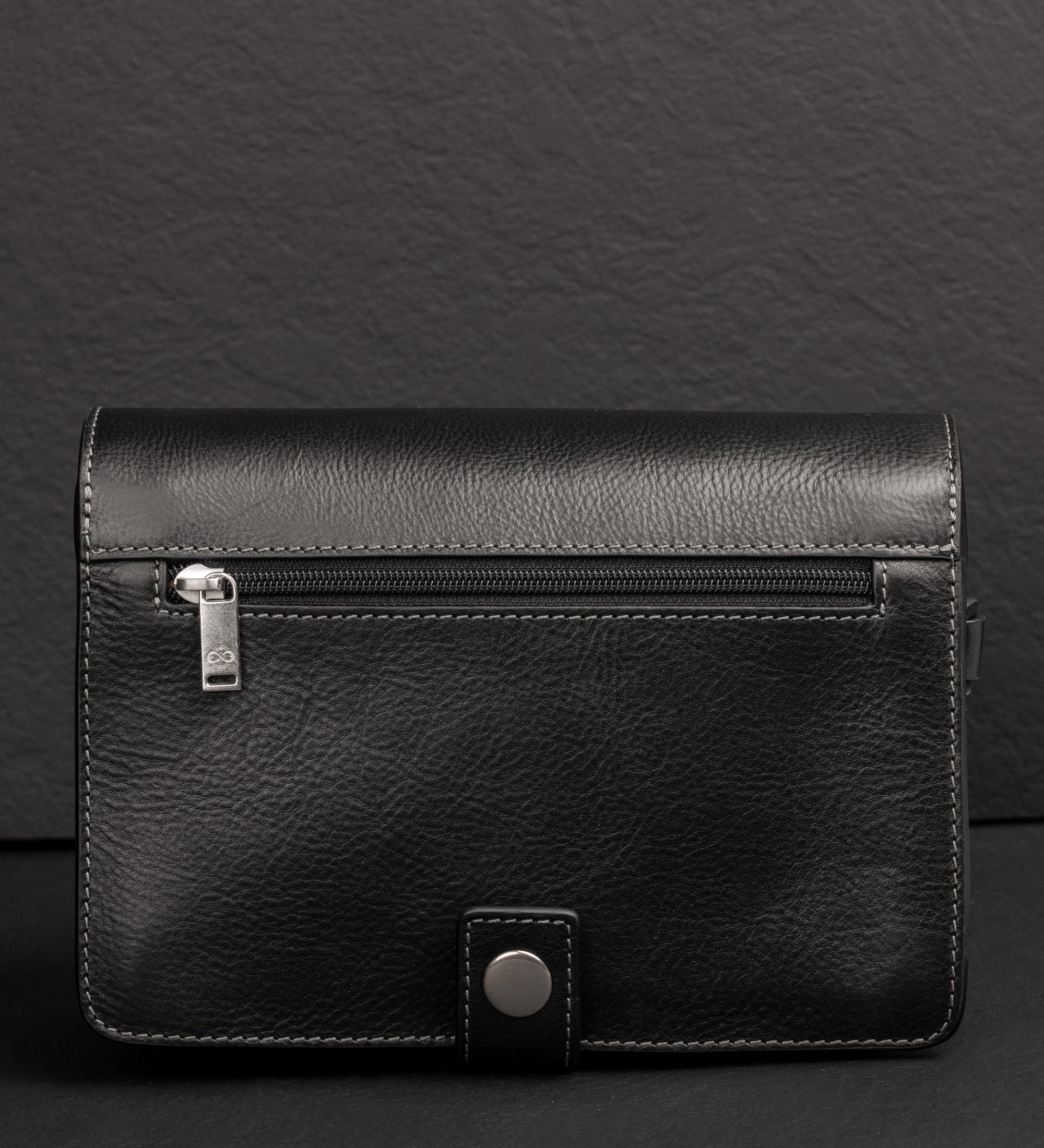 Leren clutch compacte handtas - The Maltese Falcon