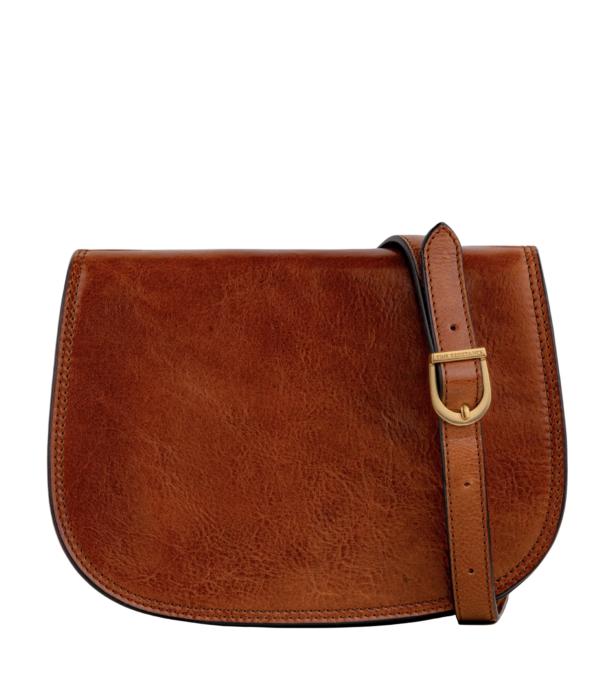 Leren zadeltas crossbodytas voor dames - Moonfleet