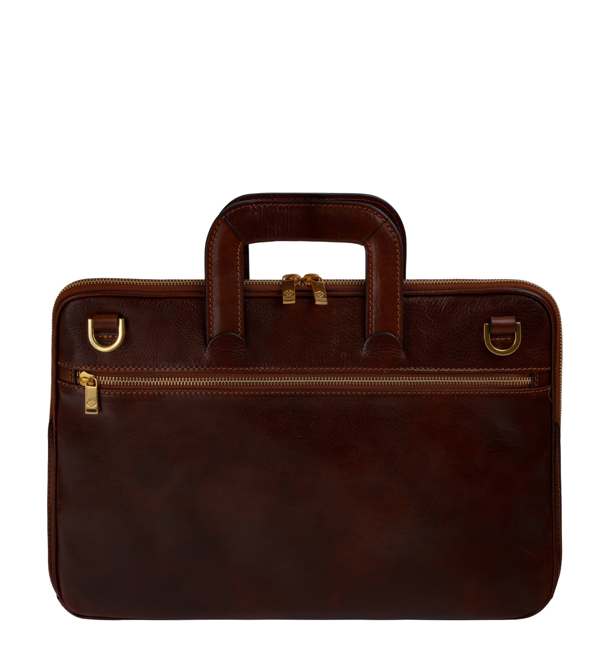 Leren aktetas laptoptas voor dames - Brave New World