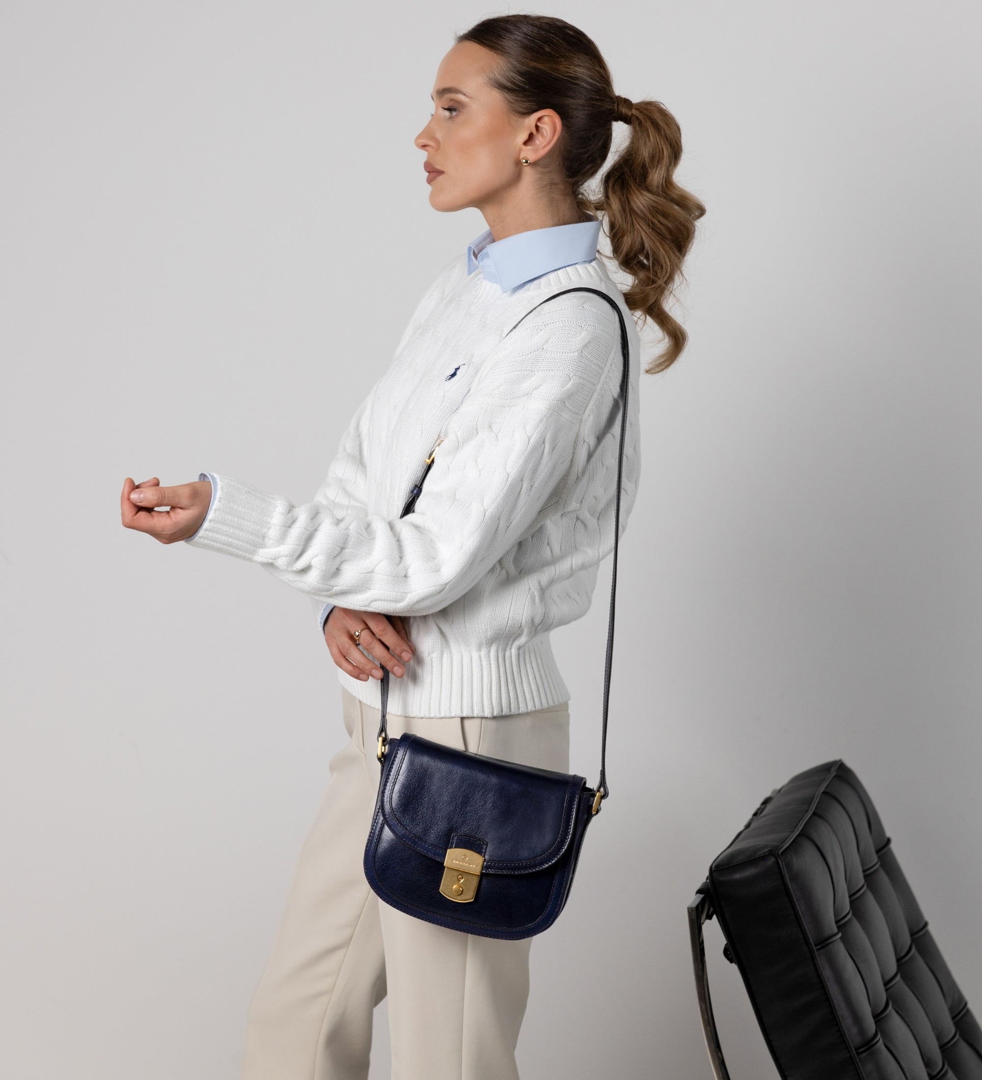 Leren zadeltas voor dames - Secrets