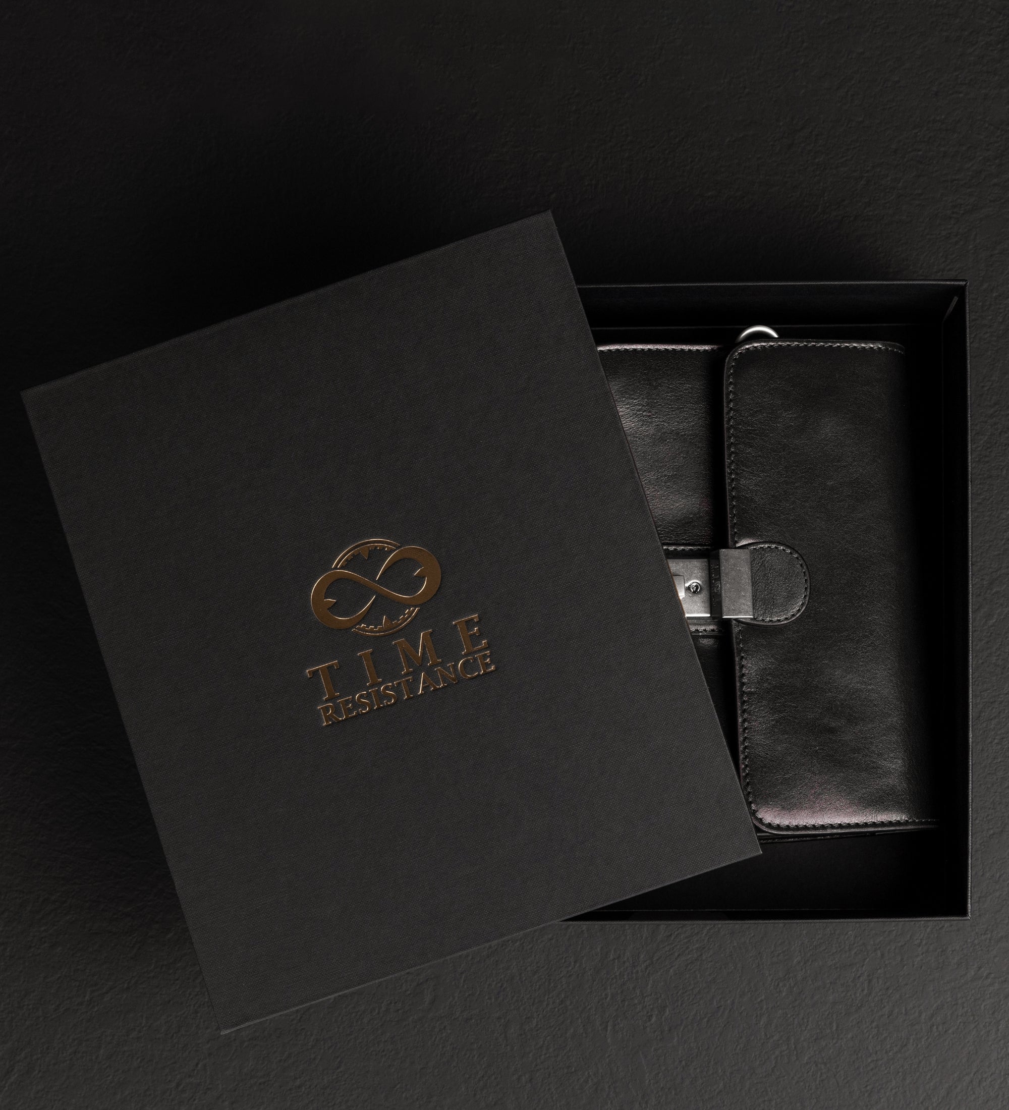 Leren clutch compacte handtas - The Maltese Falcon