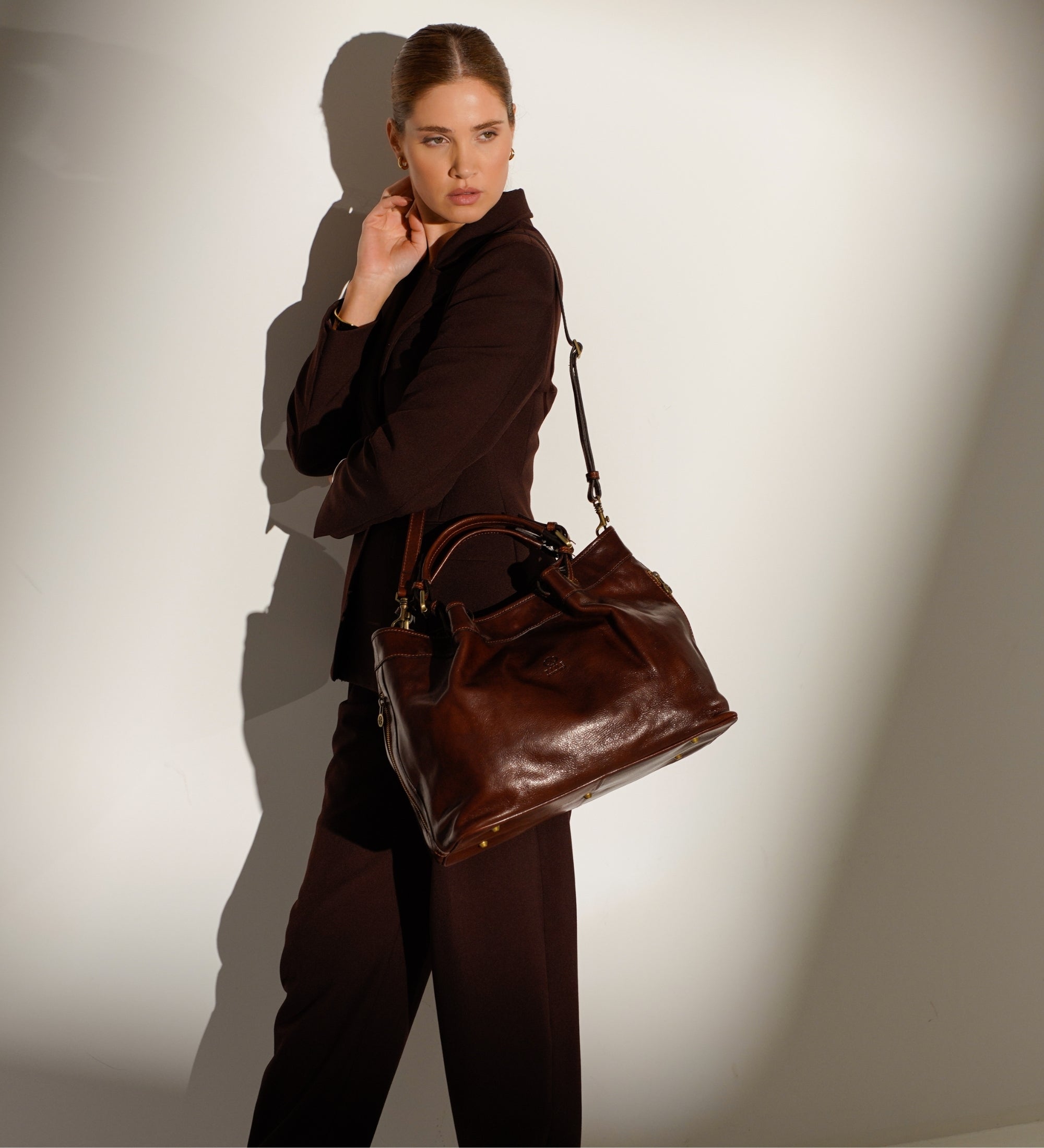 Leren handtas draagtas voor dames - The Betrothed