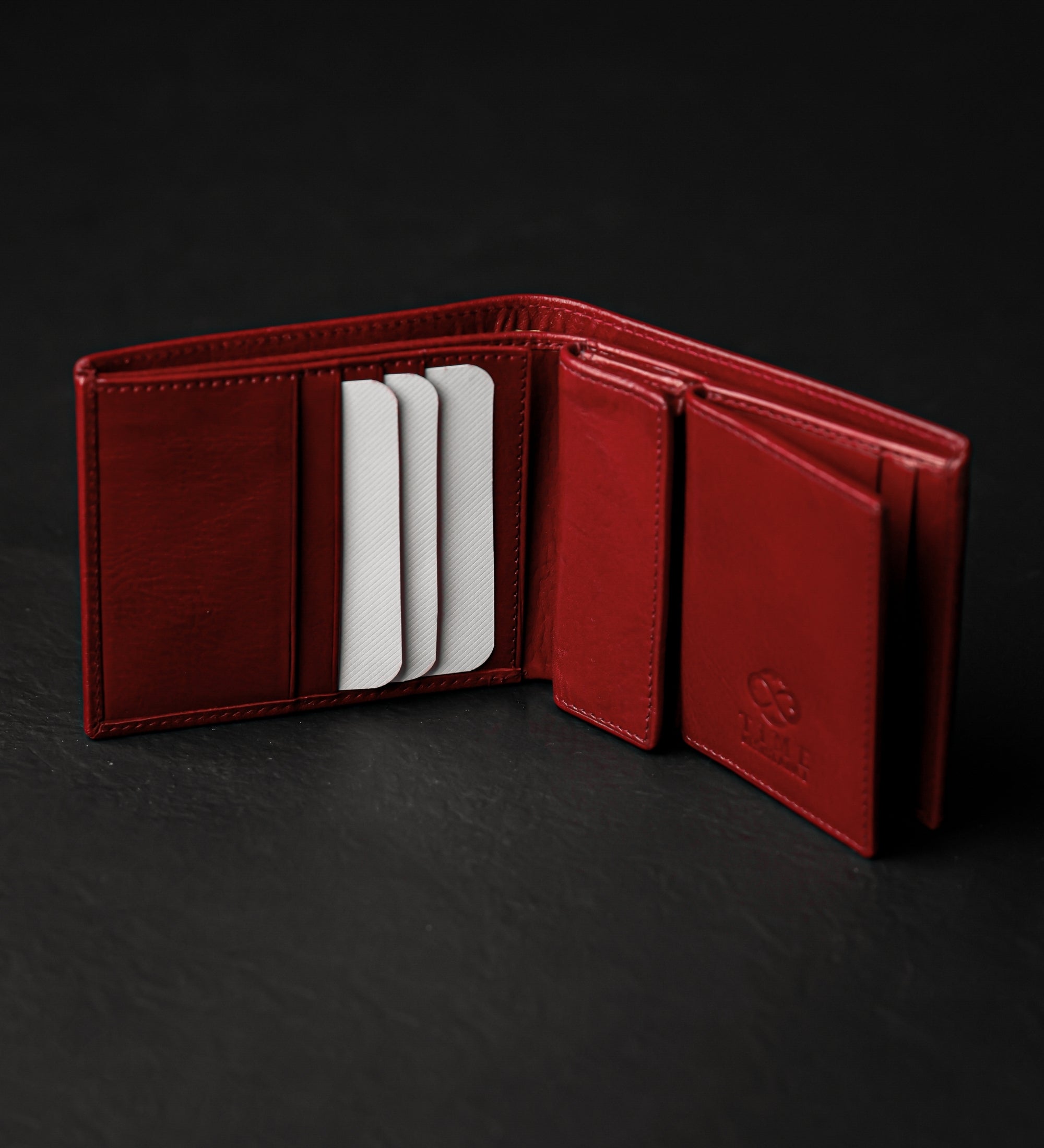 Leren bifold portemonnee - Daniel