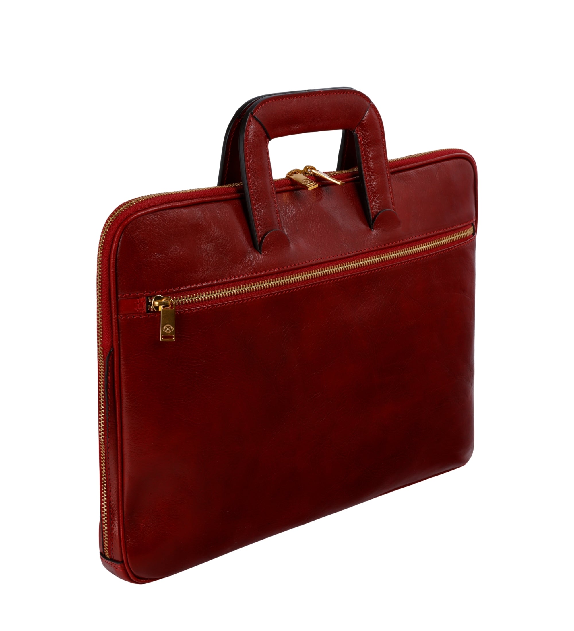 Leren aktetas laptoptas - Brave New World