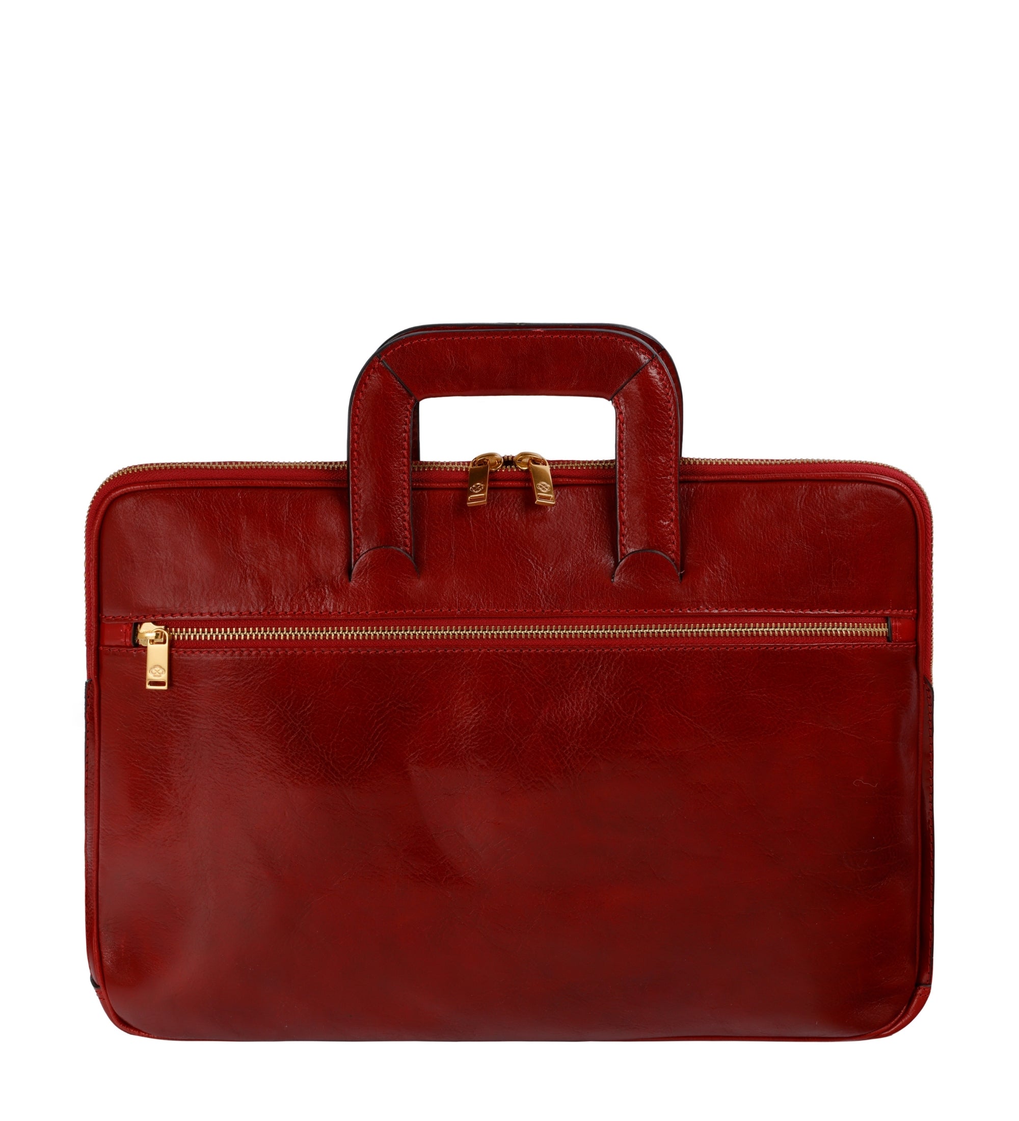 Leren aktetas laptoptas - Brave New World