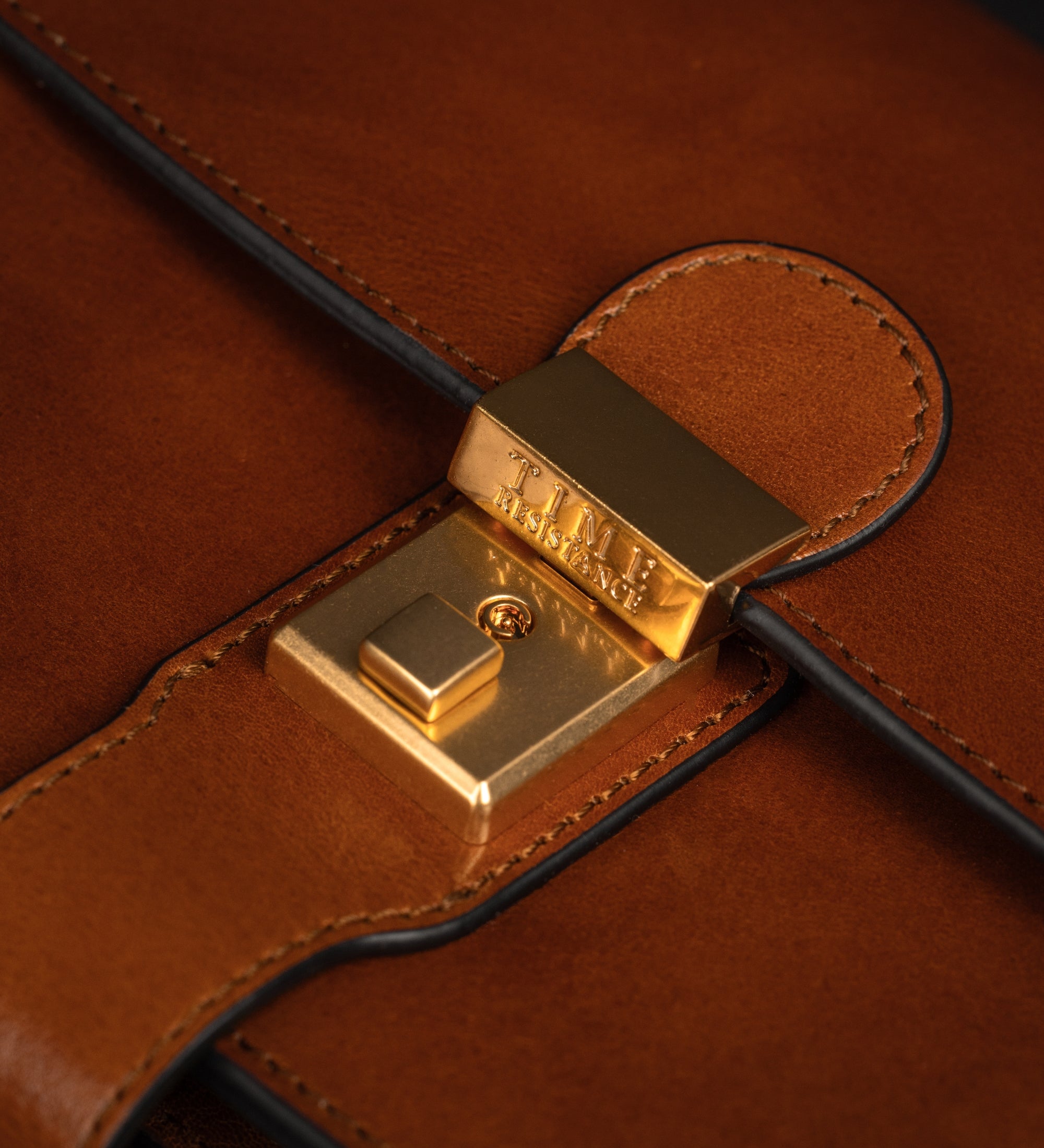 Leren clutch compacte handtas - The Maltese Falcon