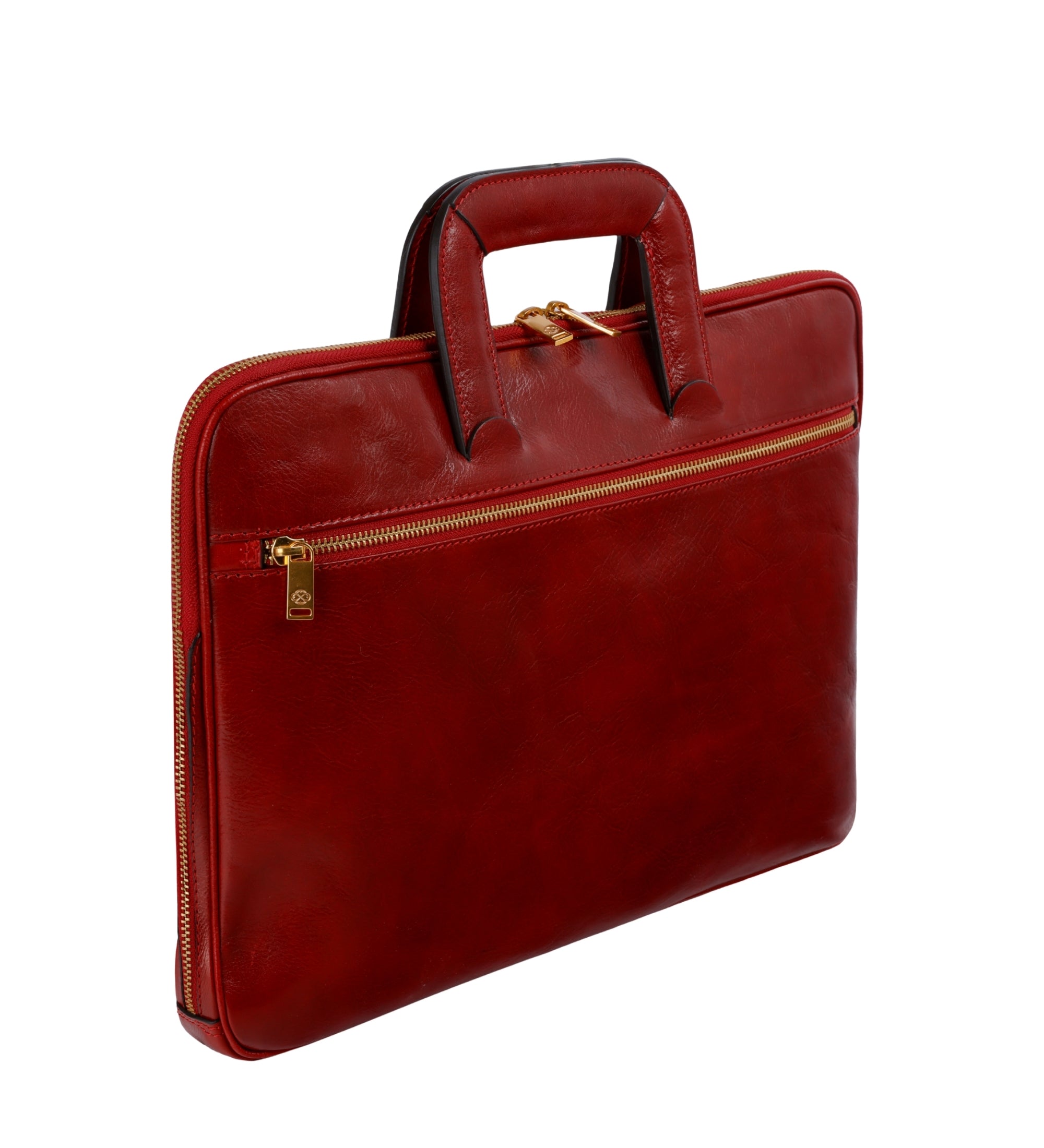 Leren aktetas laptoptas - Brave New World