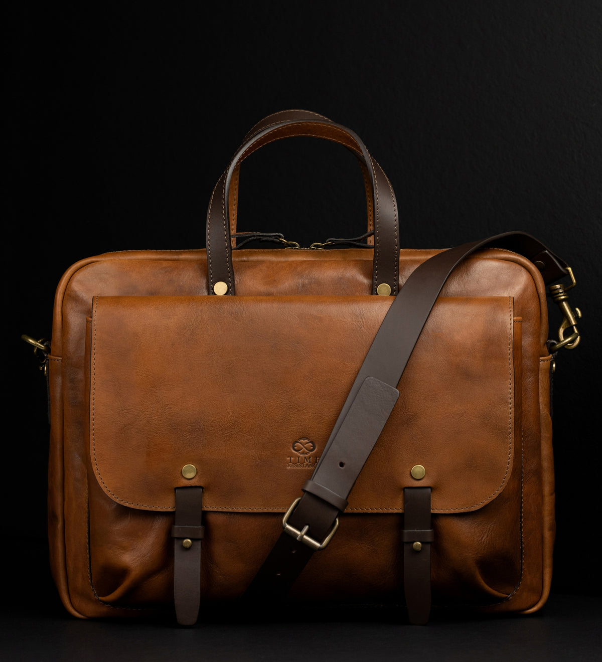 Leren aktetas laptoptas - Lanark