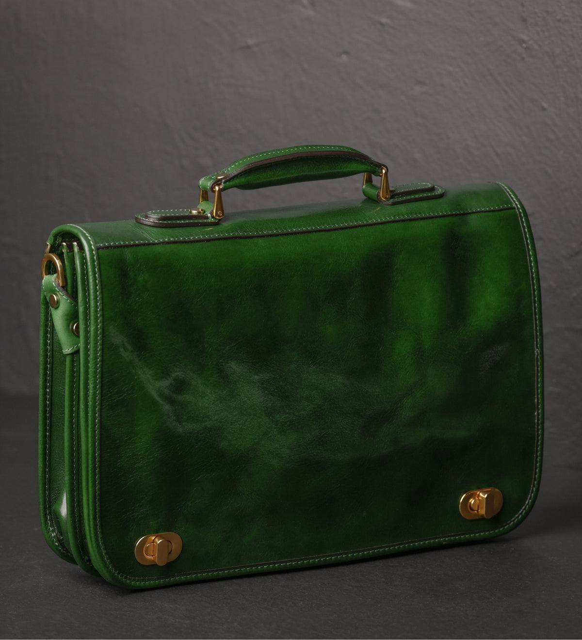 Leren aktetas laptoptas - Illusions