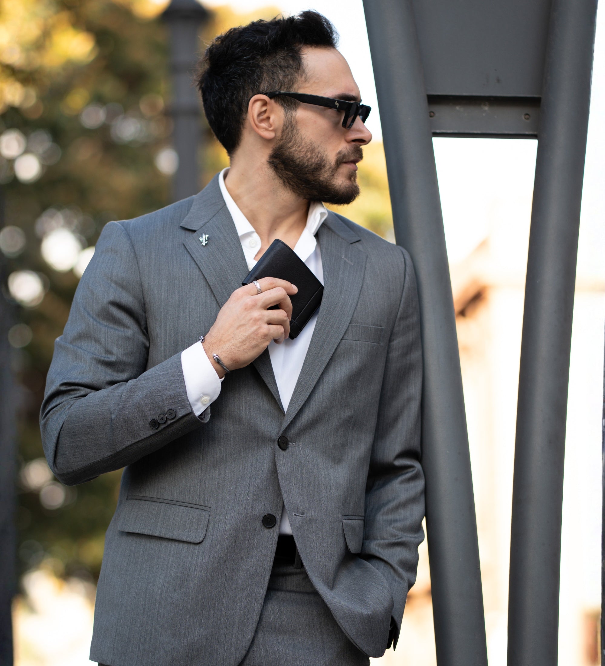 Leren bifold portemonnee - The Getaway