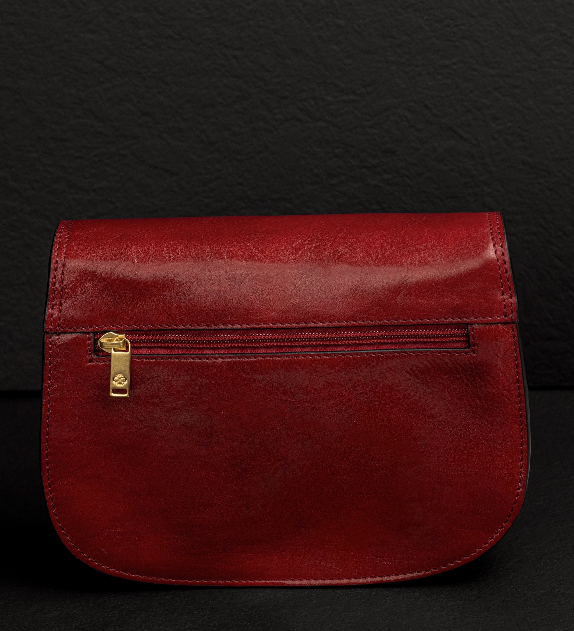 Leren zadeltas crossbodytas voor dames - Moonfleet