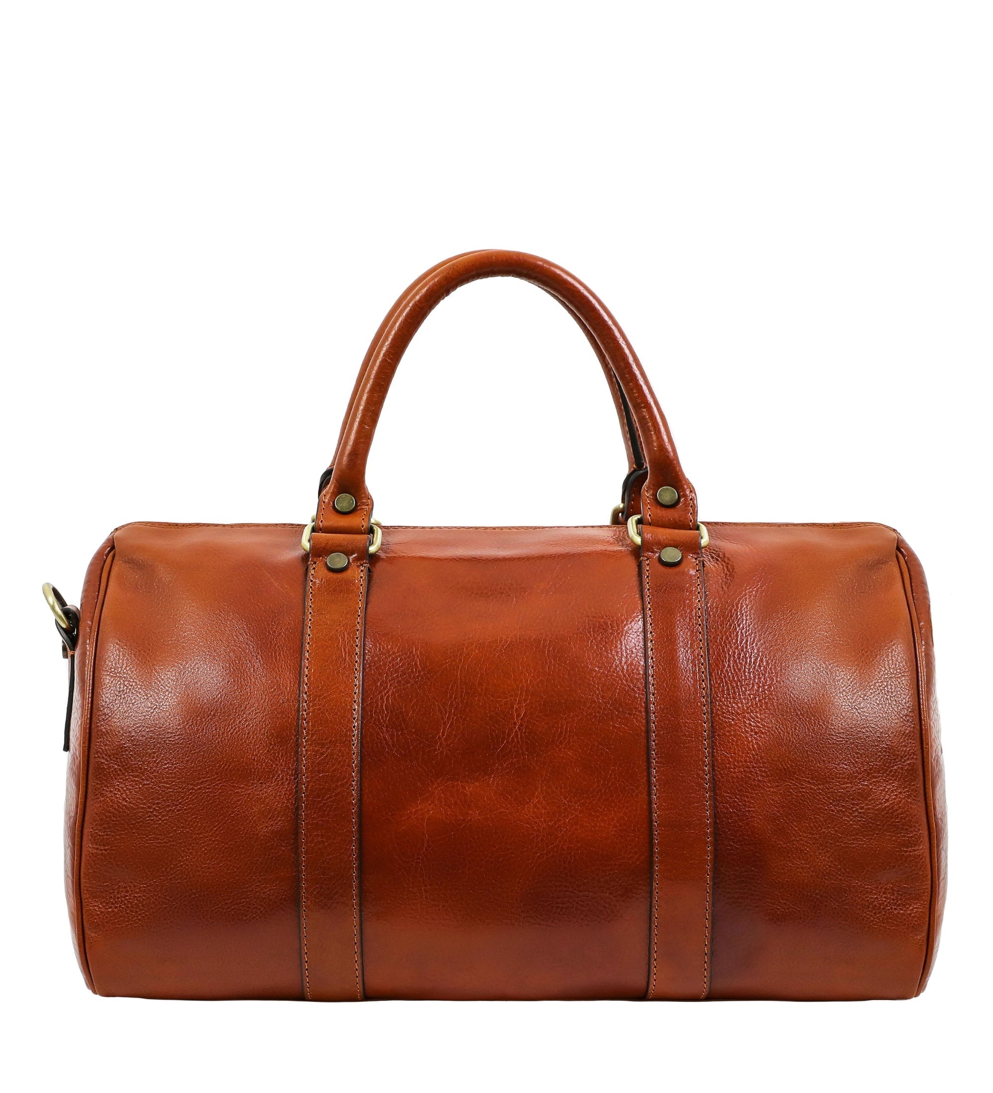 Kleine leren logeertas duffeltas voor dames - The Ambassadors