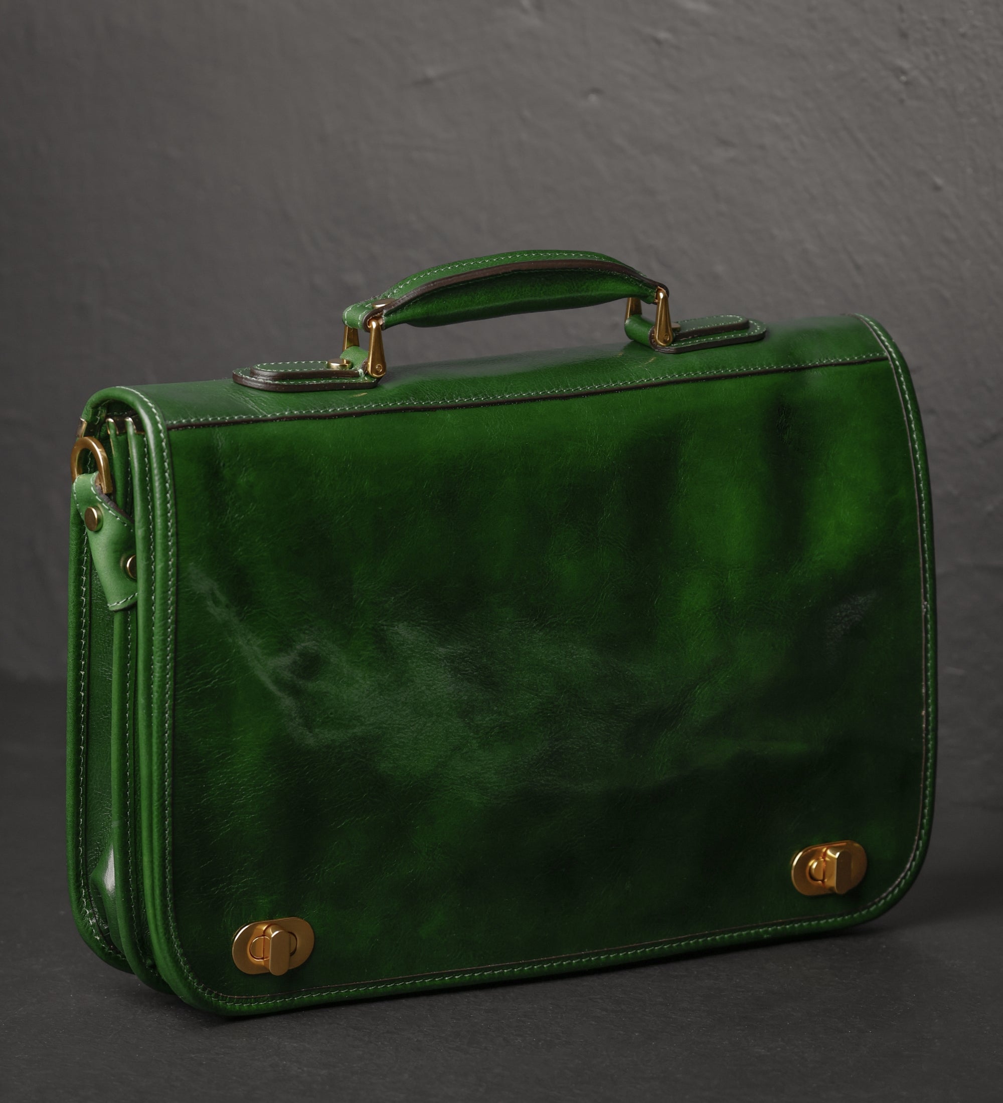 Leren aktetas laptoptas - Illusions