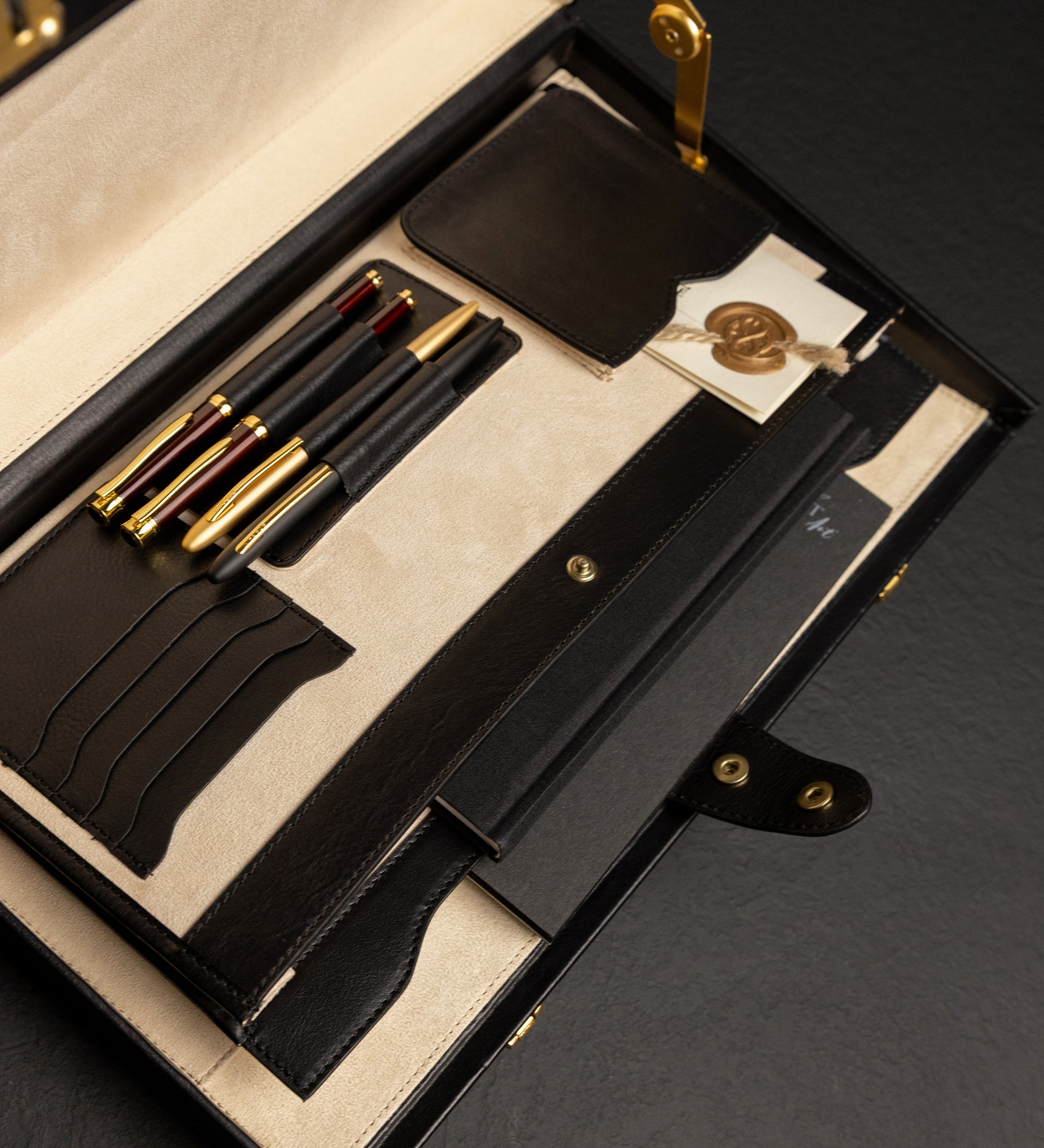 Leren attachékoffer aktetas - Vendetta