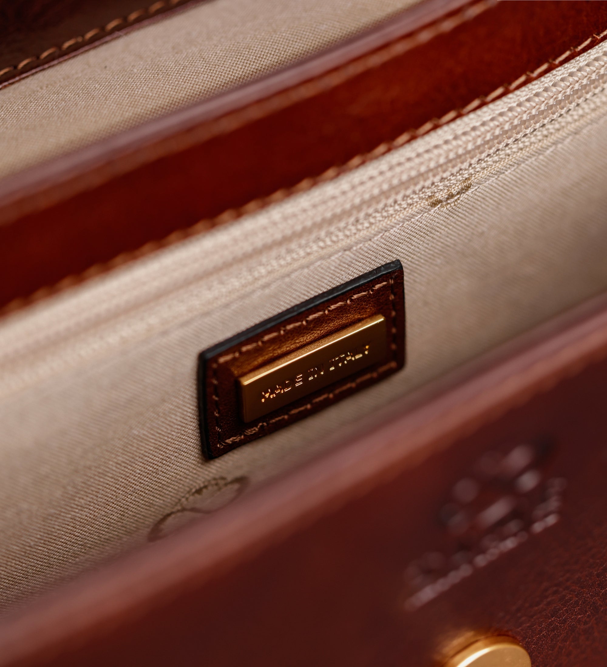 Leren baguette tas voor dames - Bright Lights, Big City
