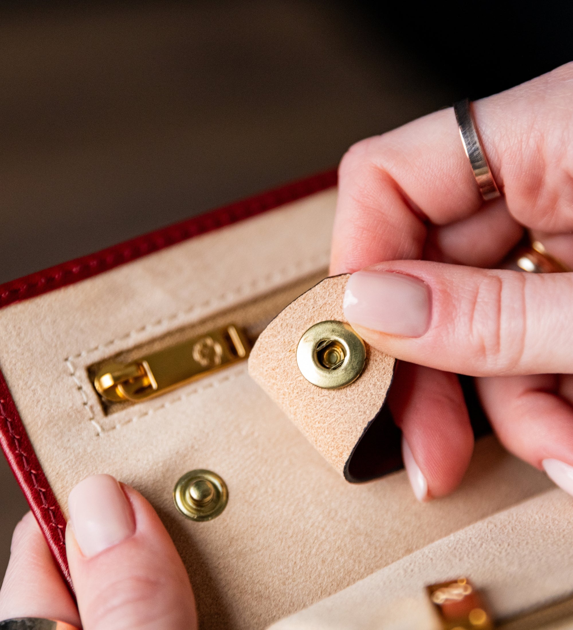 Leren sieraden reiskistje voor dames - Madame Bovary