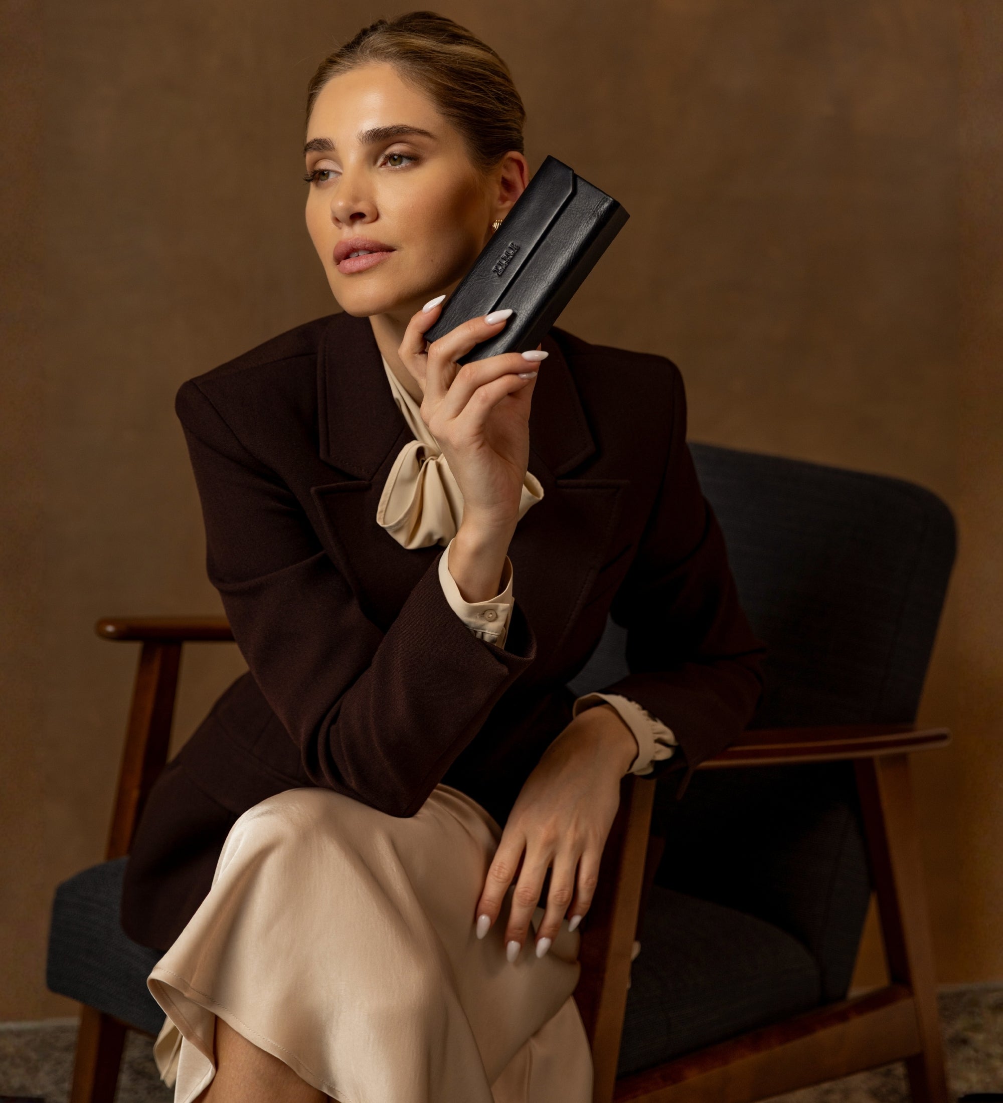 Opvouwbaar leren brillenetui voor dames - The Riddle of the Sands