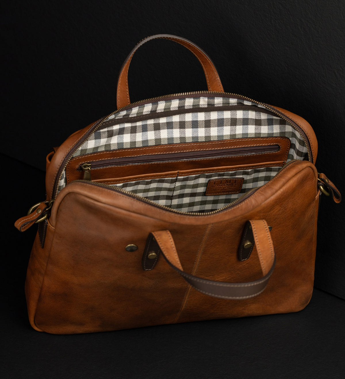 Leren aktetas laptoptas - Lanark
