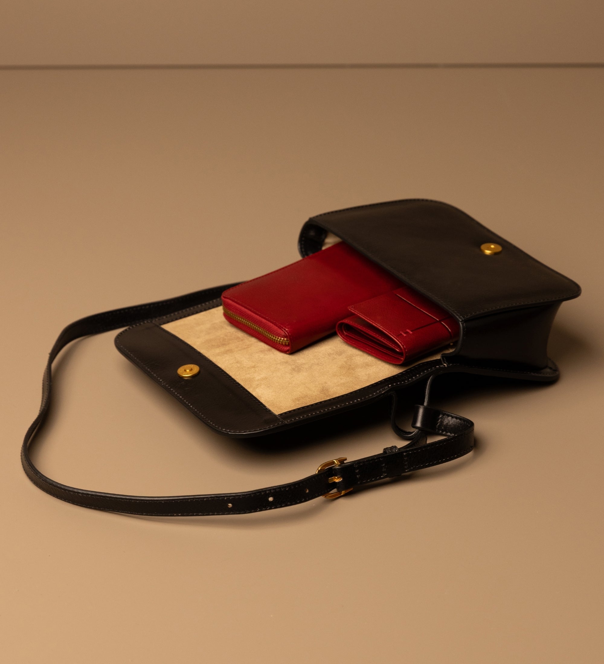 Leren crossbodytas voor dames - Il Piacere