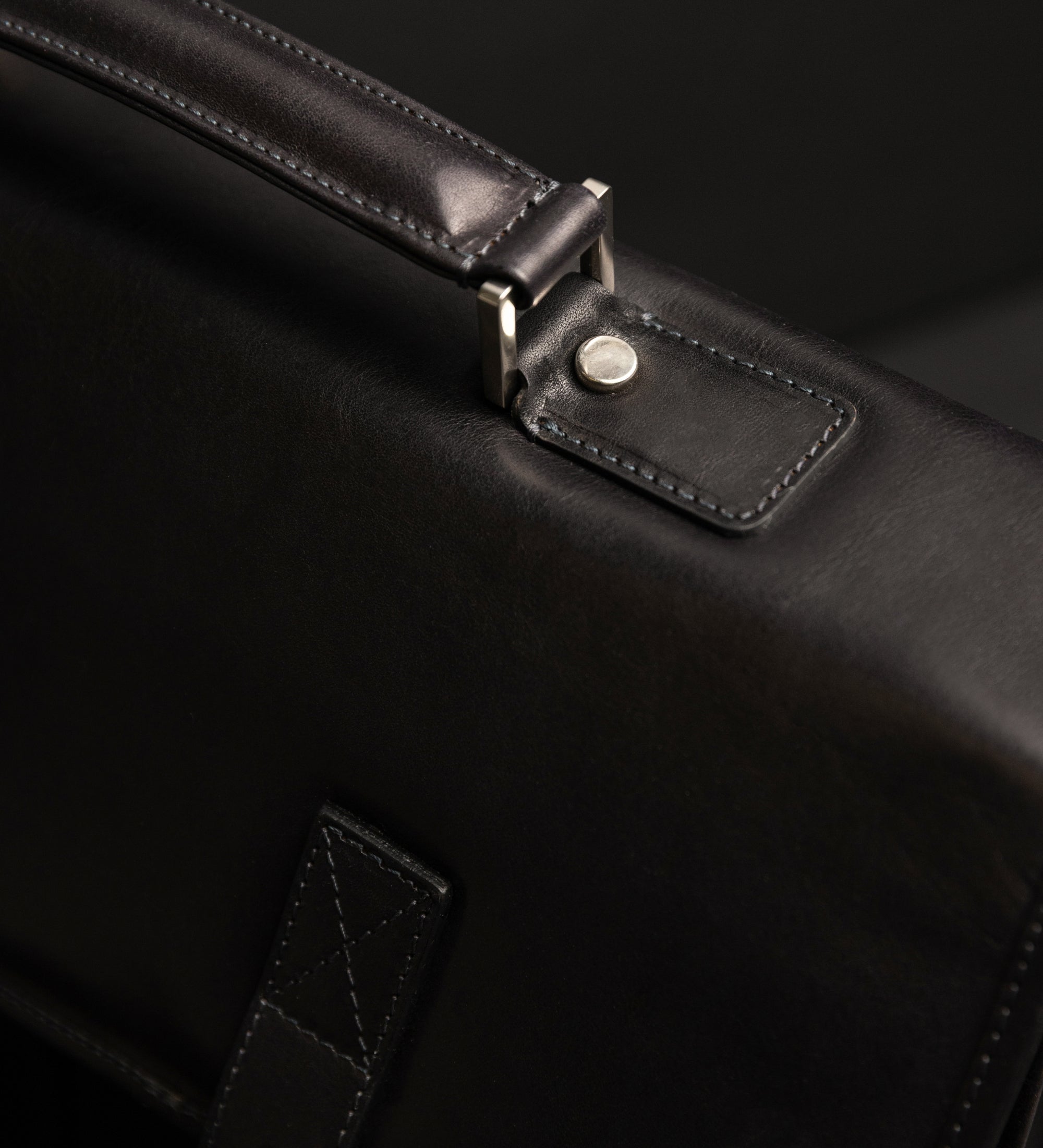 Leren aktetas satchel tas - The Time Machine