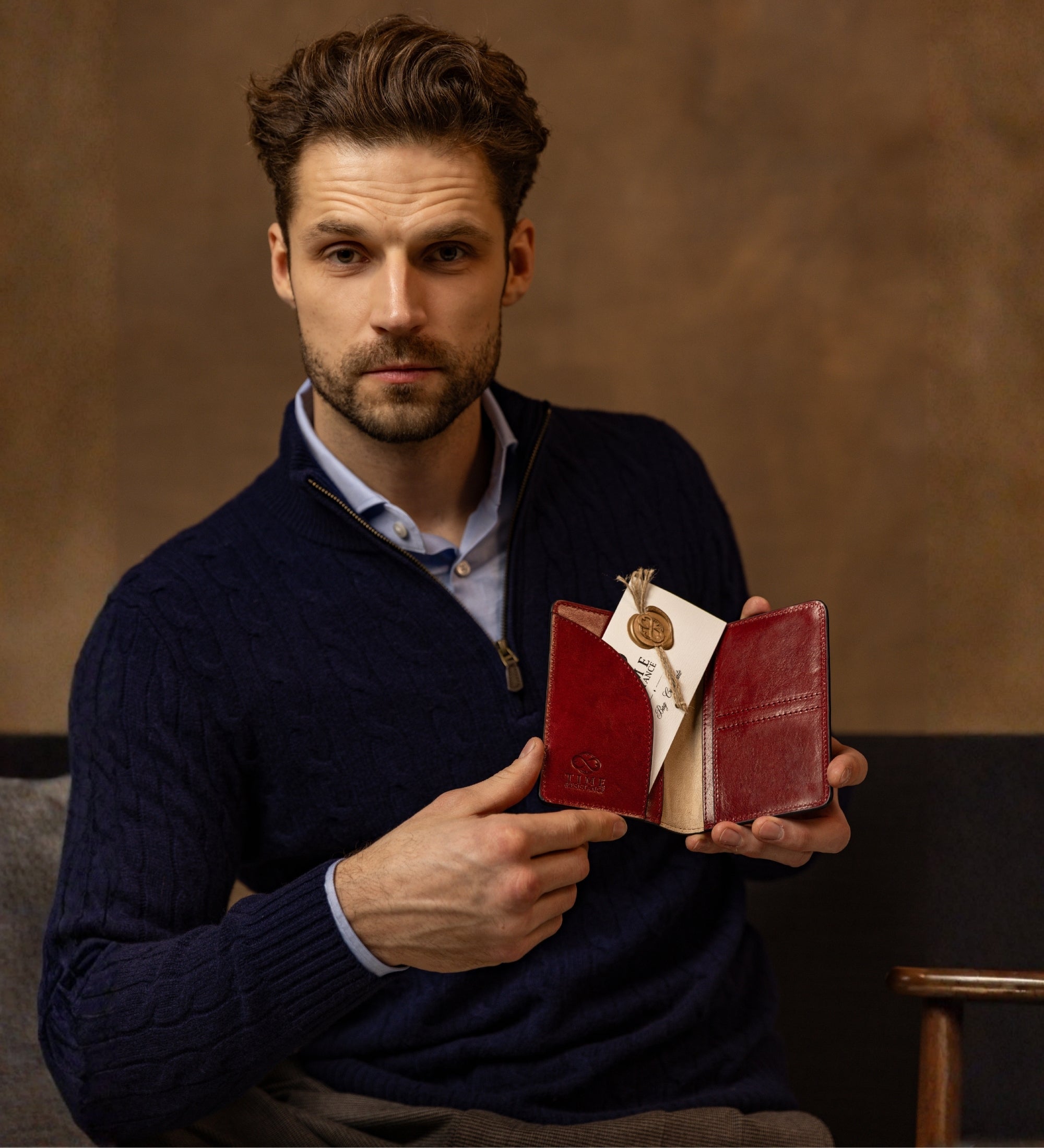 Kleine leren paspoorthoes - Gulliver's Travels