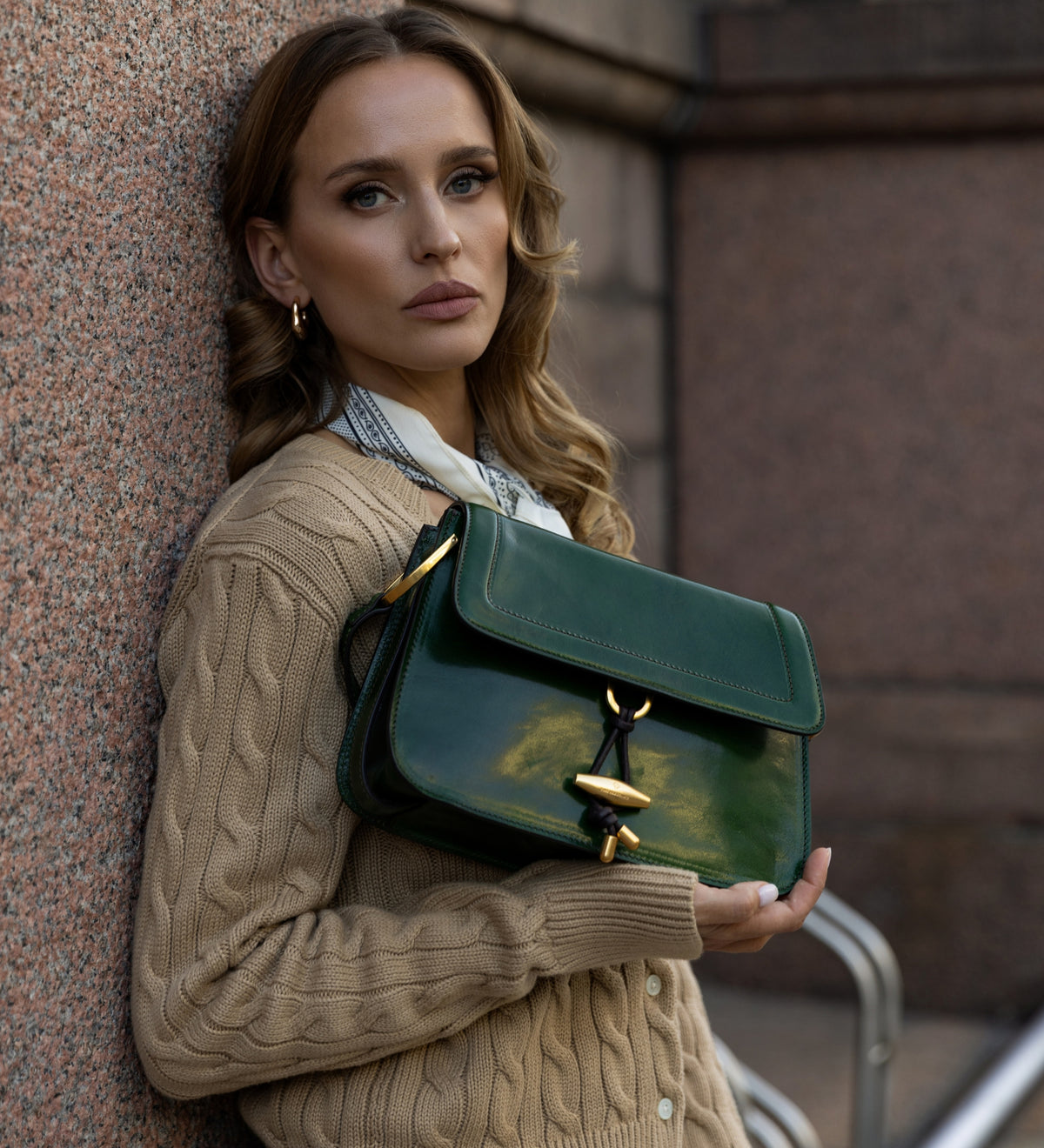 Leren tas met klep voor dames - Possession