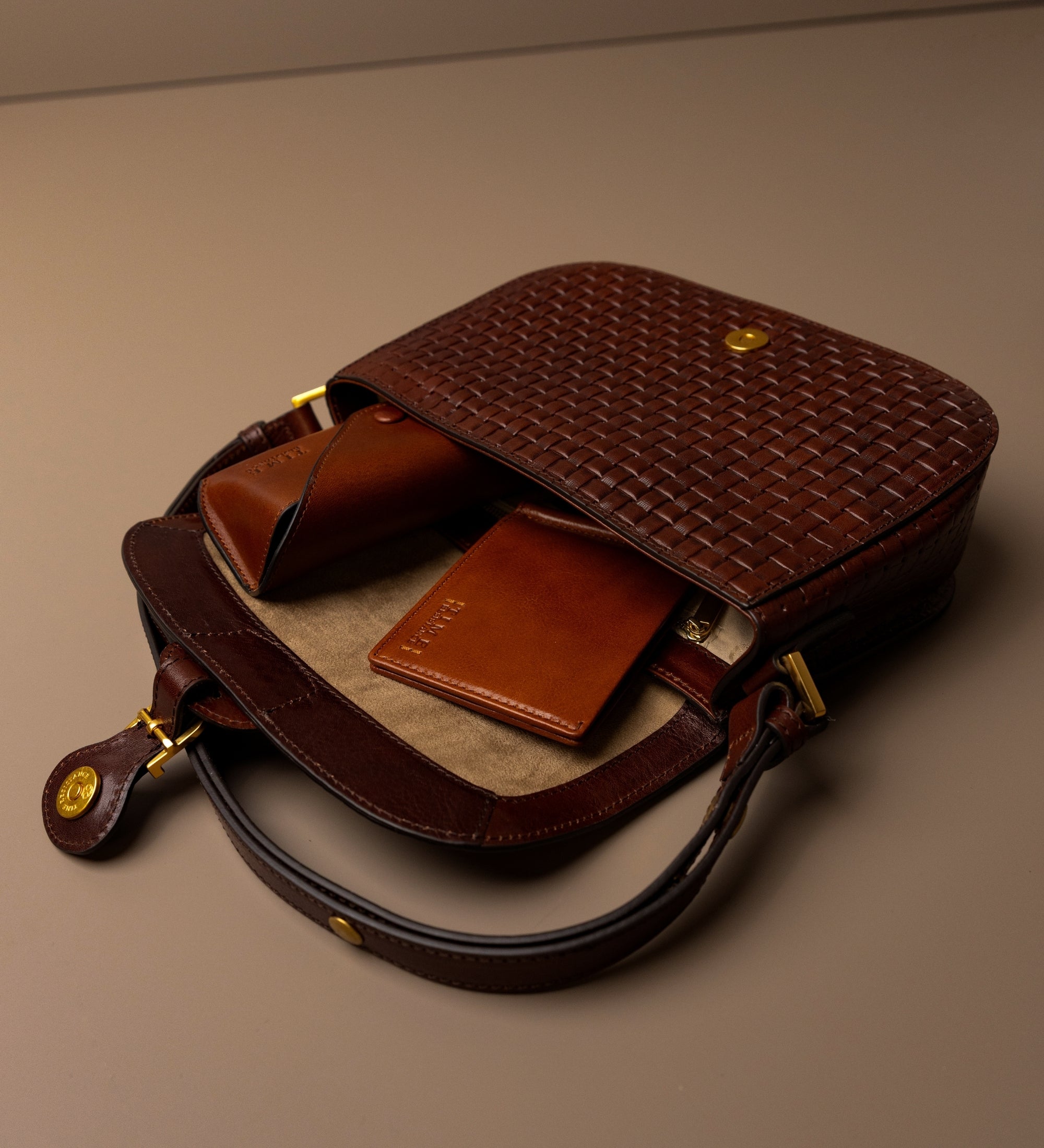 Leren zadeltas voor dames - Romola