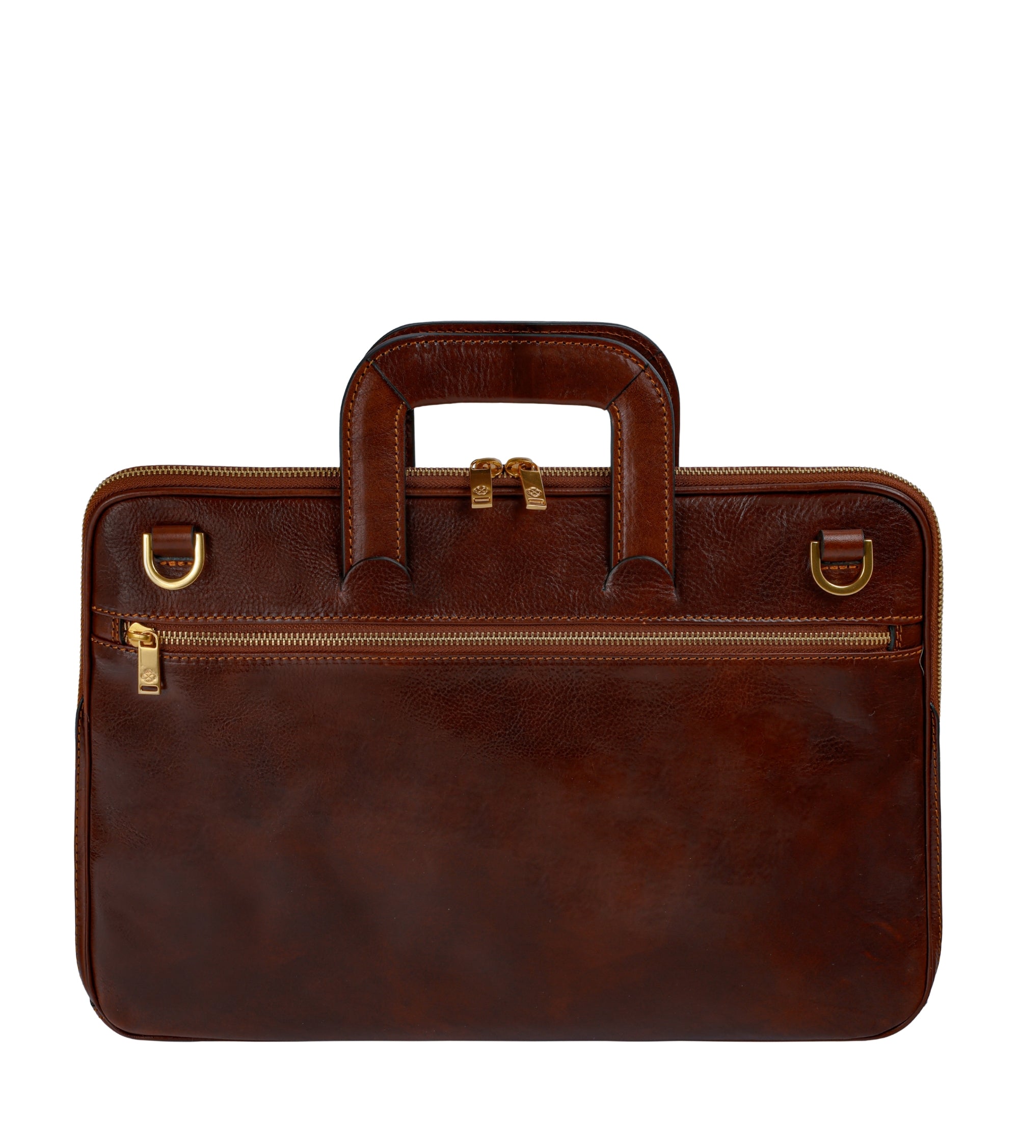 Leren aktetas laptoptas voor dames - Brave New World