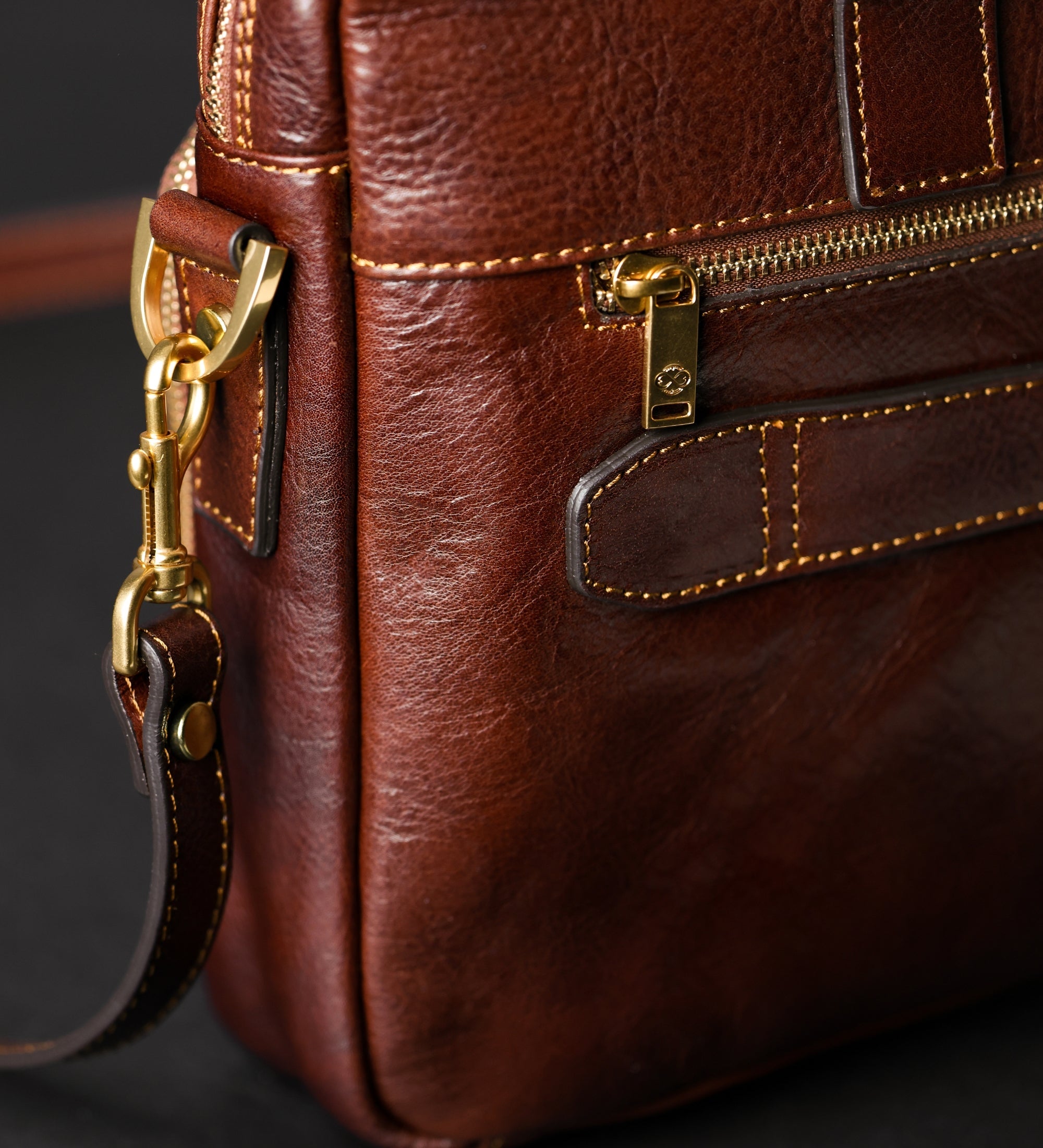 Leren aktetas laptoptas voor dames - Orlando