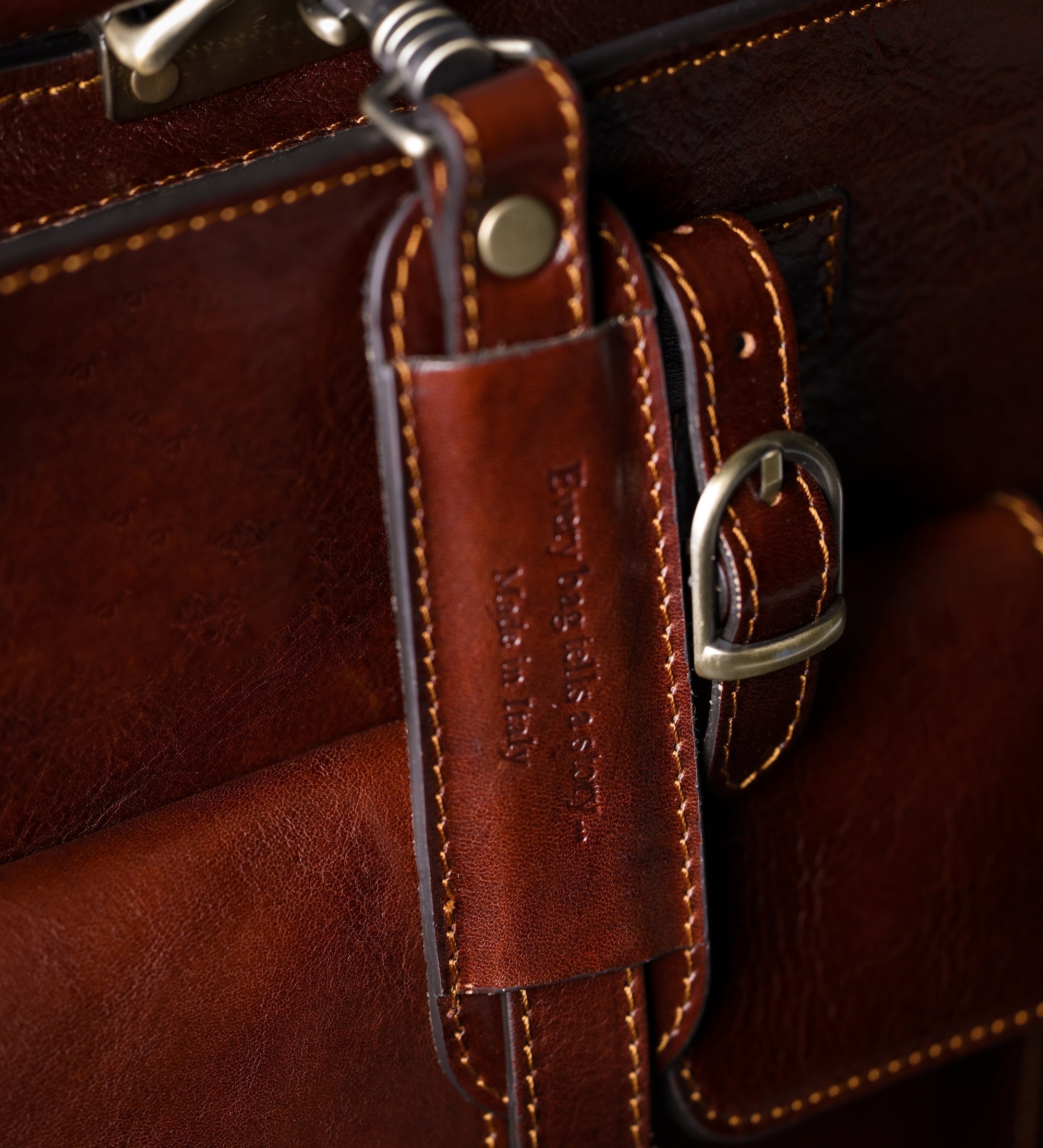 Leren satchel tas aktetas - The Prophet
