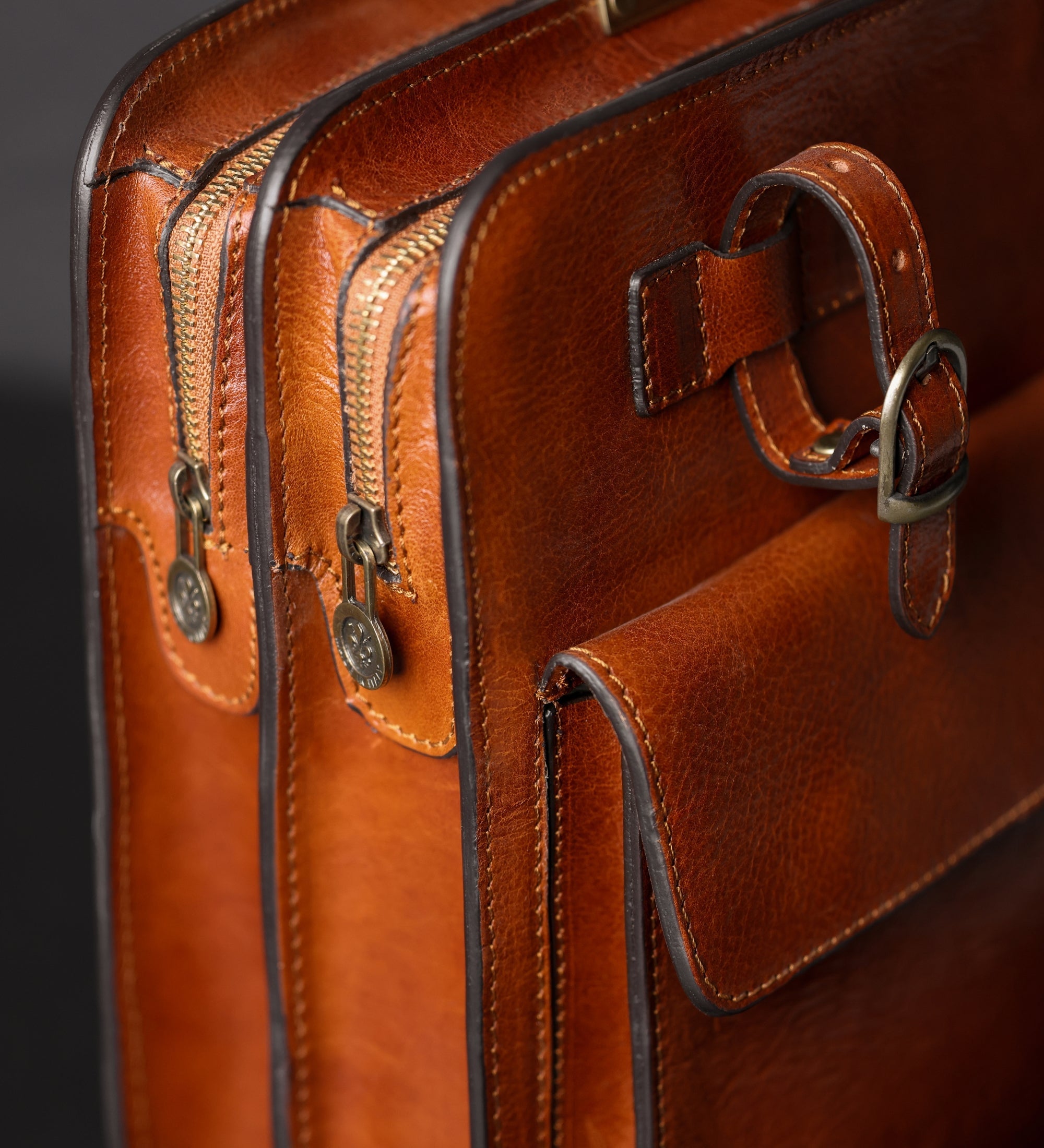 Leren satchel tas aktetas - The Prophet
